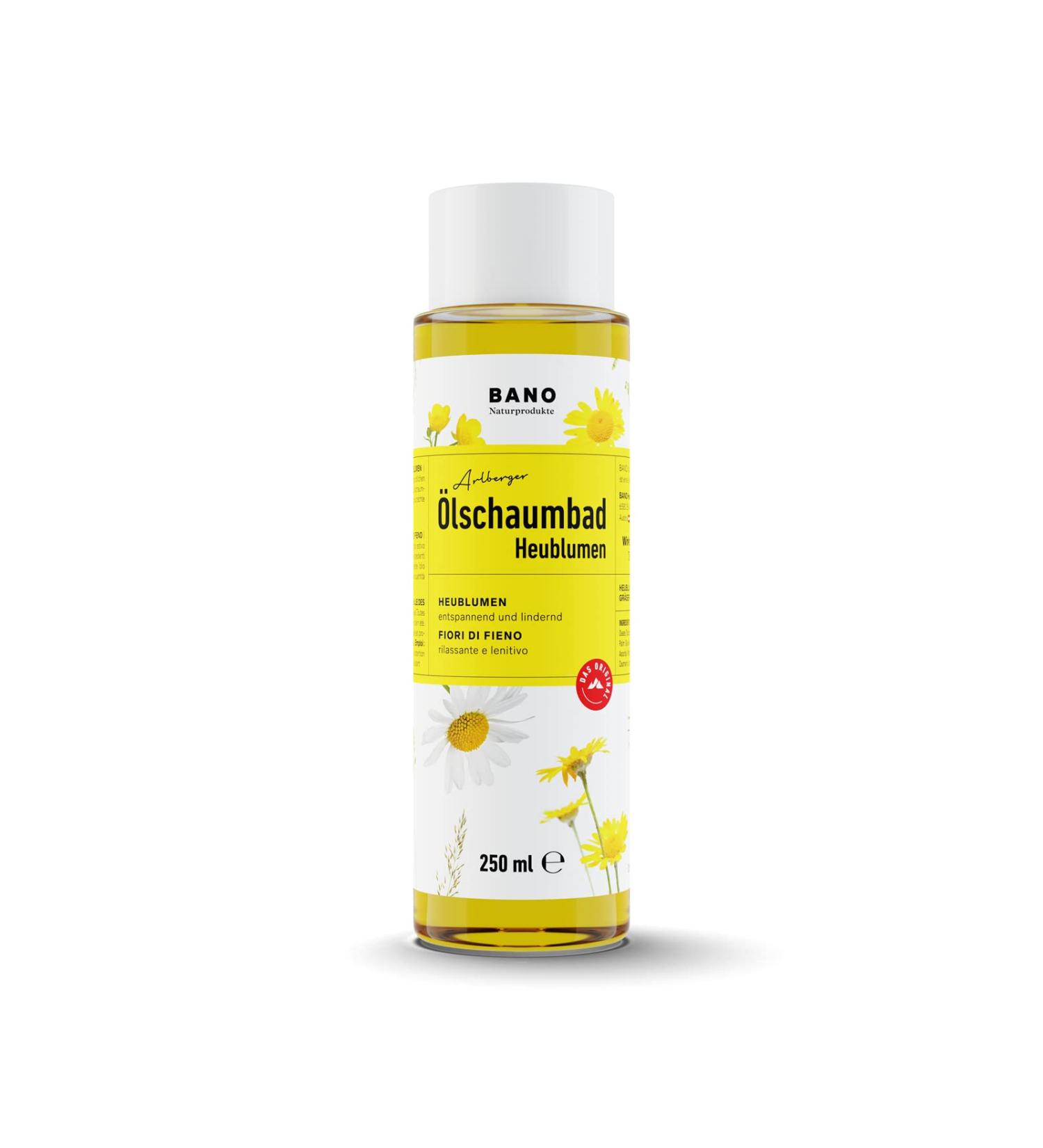 Arlberger Oil Foam Bath - Nourishing Bubble Bath with Pure Oils & Hay Flowers for Ultimate Relaxation - Buy Online on SooperMarket.com