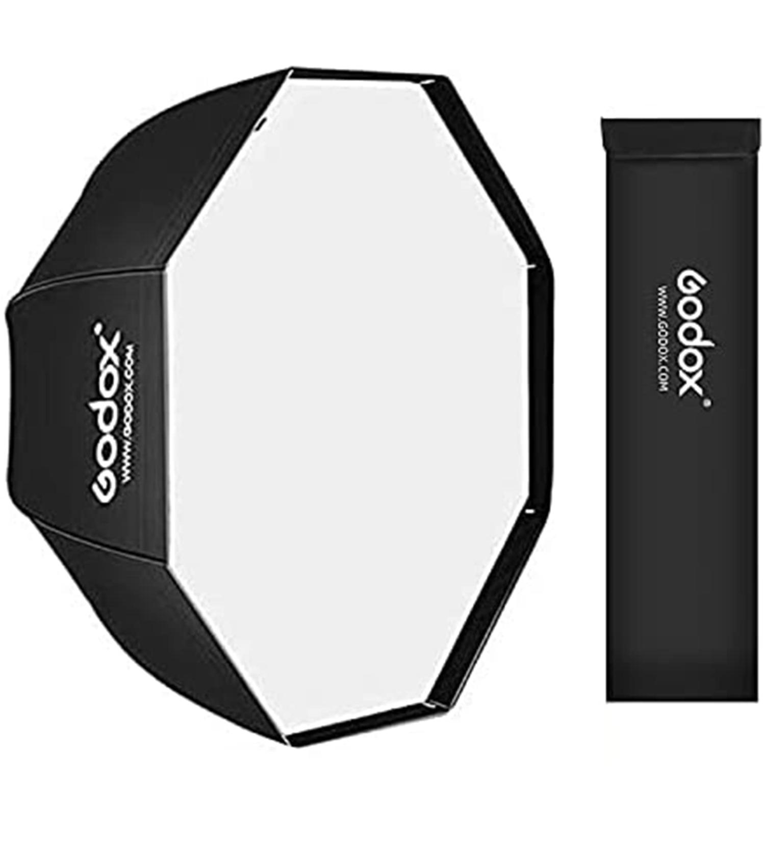 Godox 120cm Portable Umbrella Octagon Softbox with Carrying Bag - Studio Photo Flash Speedlight Reflector - Buy Online on SooperMarket.com