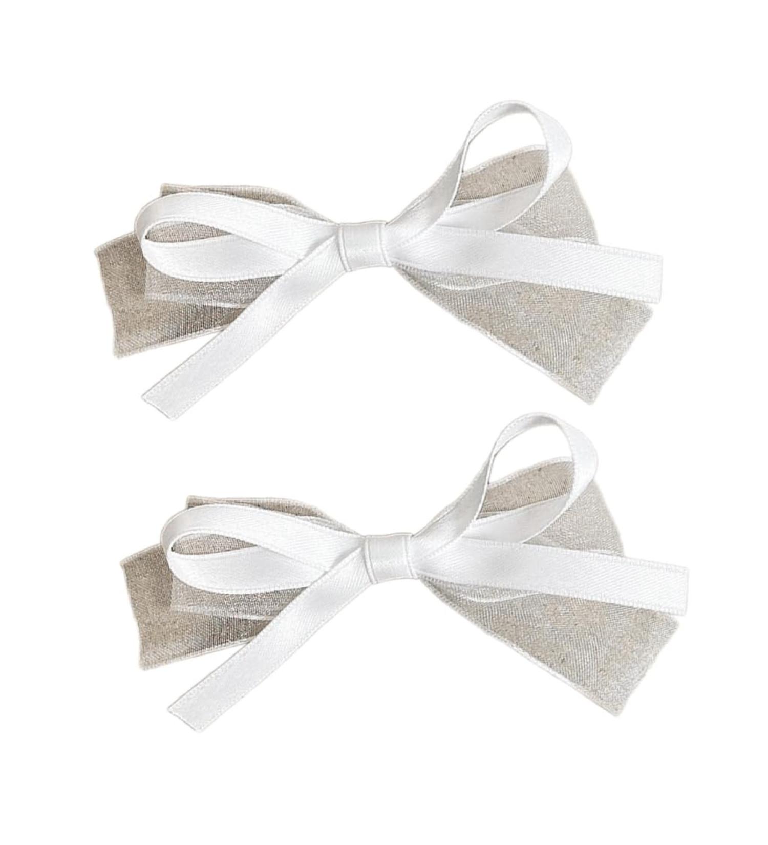JSGHGDF Ribbon Elegant 2000s Style Side Clip Hair Clip Elaborate Style Large knot Balletcore - Buy Online on SooperMarket.com
