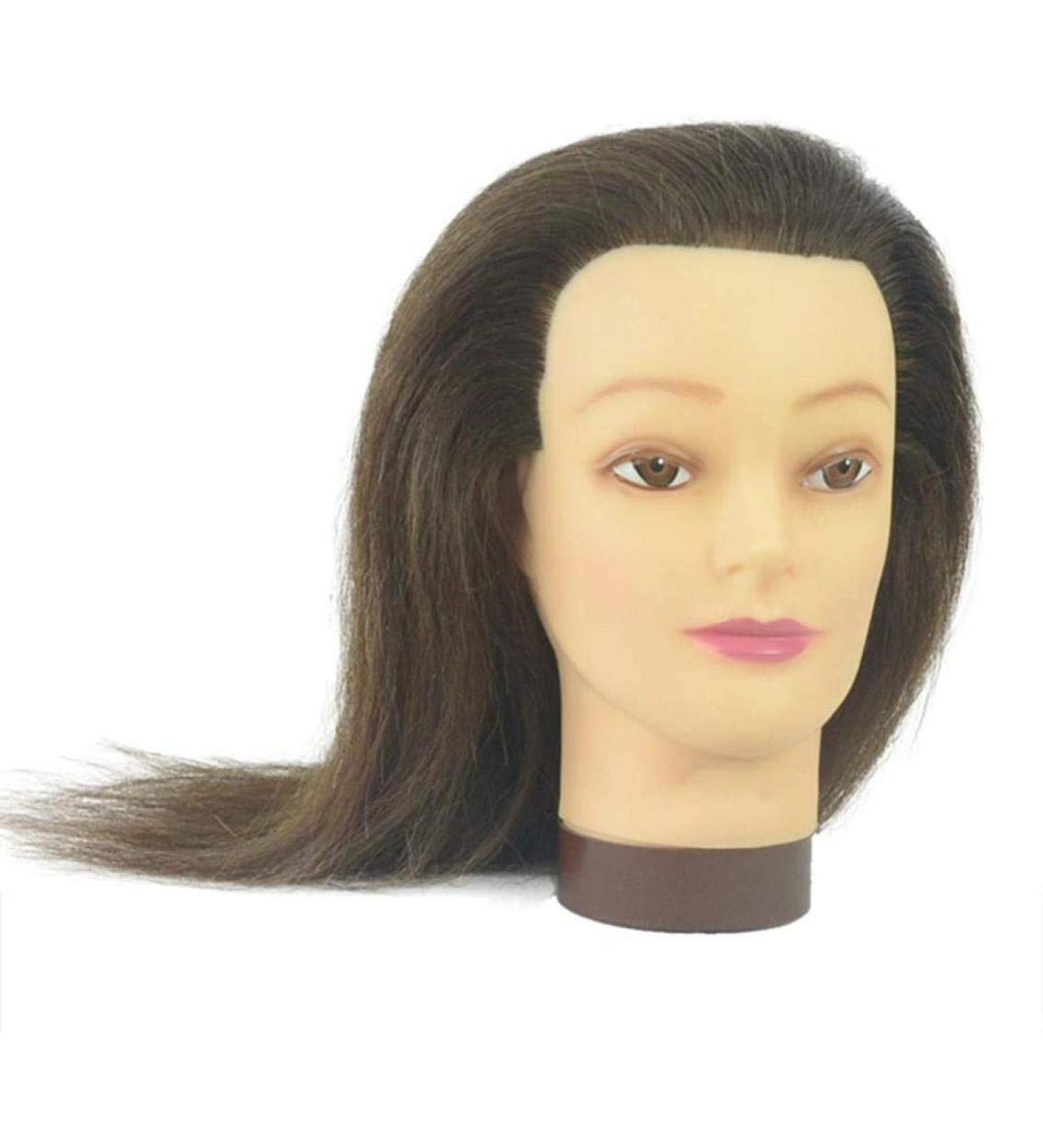 Adjustable Tailor Puppet Female Bride Makeup Styling Dummy Head - Perfect for Wig and Hair Styling Practice | Salon Training Bust Stand - Buy Online on SooperMarket.com