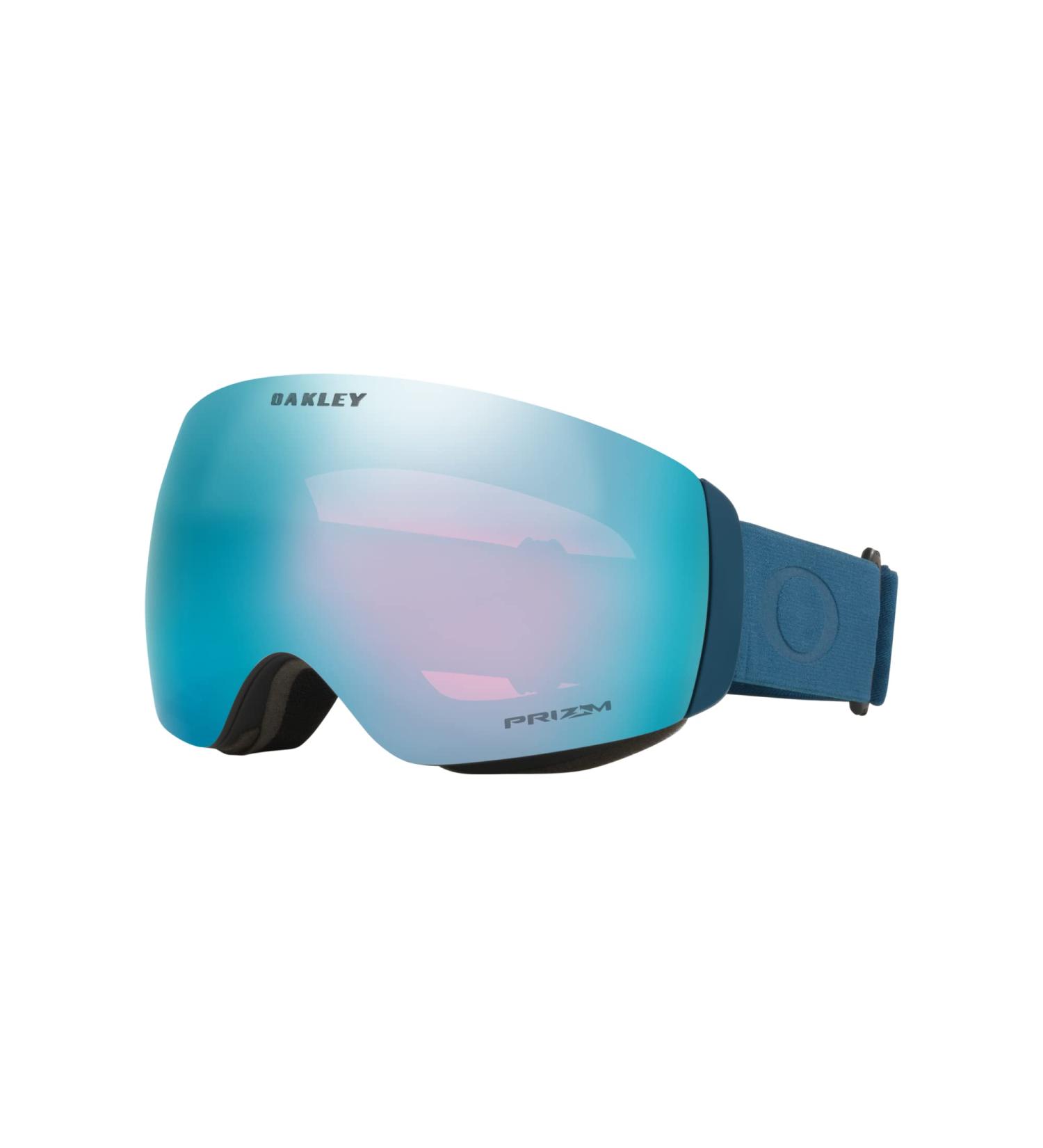 Oakley Flight Deck Ski Goggles Poseidon/Prizm Snow Sapphire + Care Kit - Men/Women Large - Buy Online on SooperMarket.com