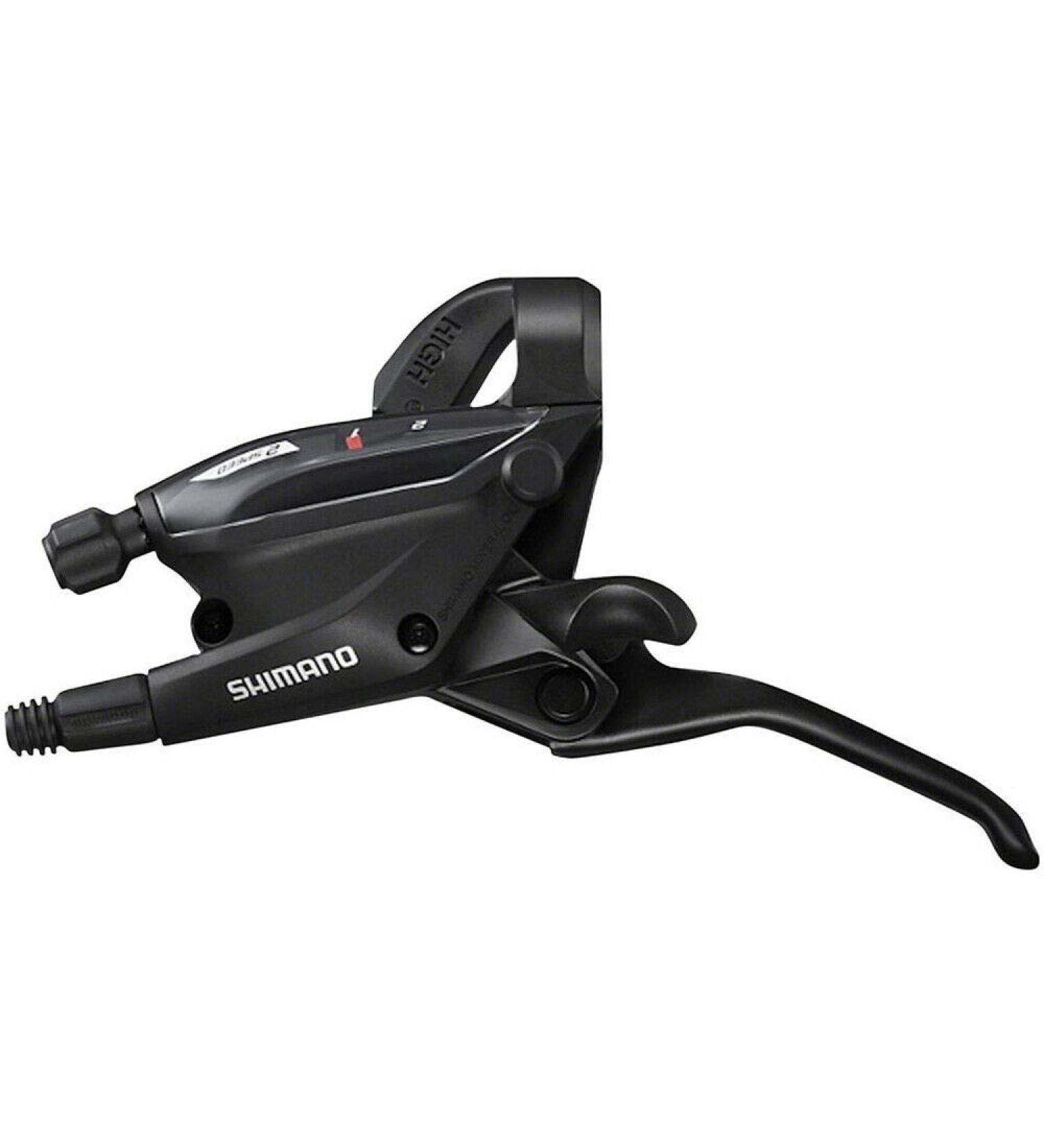 SHIMANO Bicycle Disc Hydraulic Shift/Brake Lever - Left - 2-Speed - ST-EF505-2L - ESTEF5052LBL