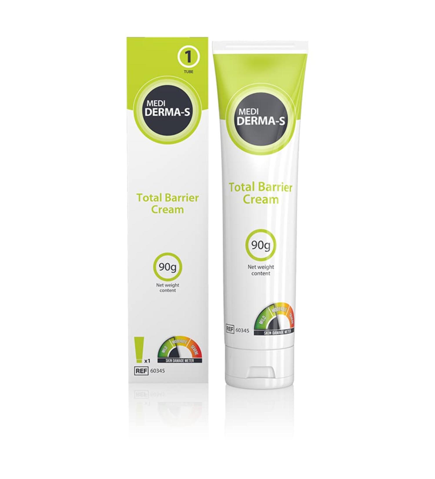 Medi Derma-S Barrier Cream 90g Tube - Gentle Protection for Intact Skin - Ideal for Incontinence - Single - Buy Online on SooperMarket.com