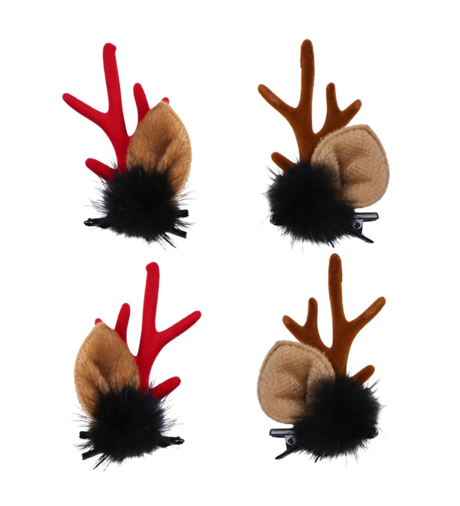 minkissy 2 Pairs Hair Clips Kids Hairpin Child Antlers Headband - Buy Online on SooperMarket.com