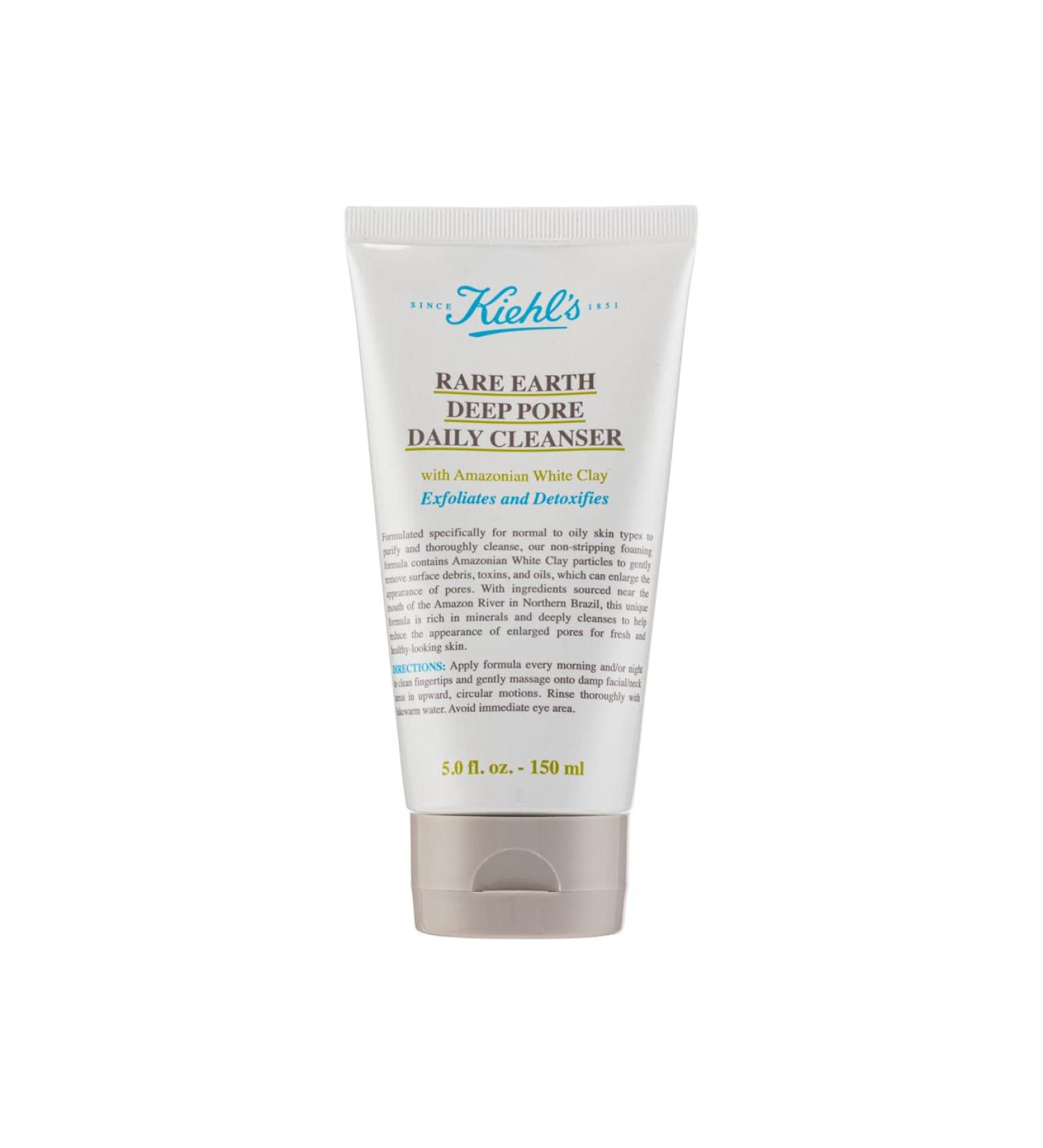 Kiehl's Rare Earth Deep Pore Daily Cleanser 5 oz | Unisex Facial Cleanser - Buy Online on SooperMarket.com