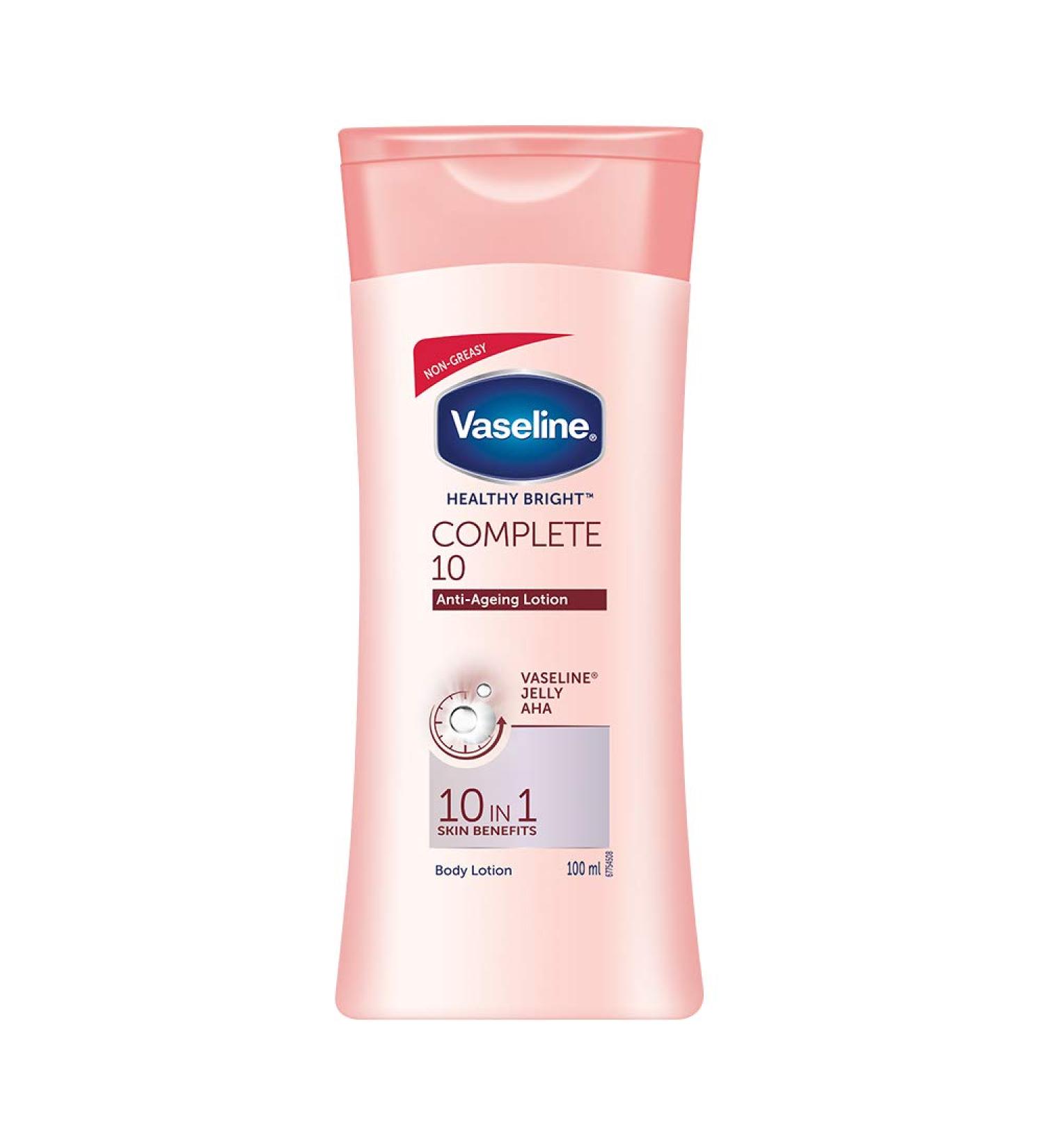 Buy Vaseline Healthy White Complete 10 Body Lotion 100ml | Best International Shipping | Skin Care Essentials - Buy Online on SooperMarket.com
