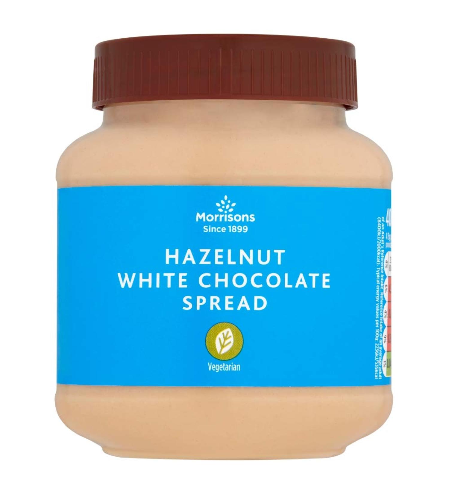 Morrisons White Chocolate & Hazelnut Spread 400g