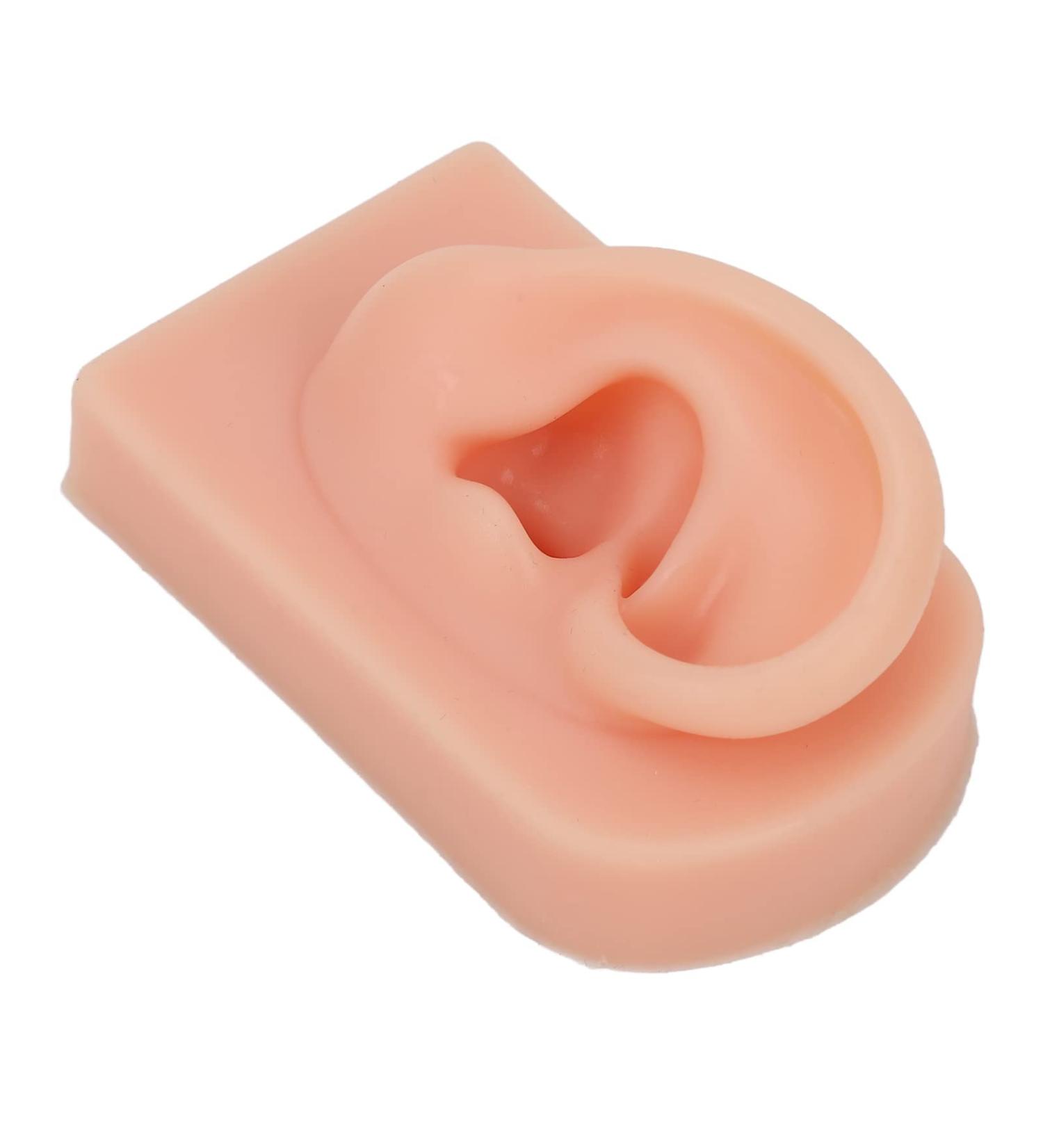 Socobeta Flexible Human Ear Model - Reusable Fake Ear for Acupuncture & Earrings Display (Light Complexion) - Buy Online on SooperMarket.com