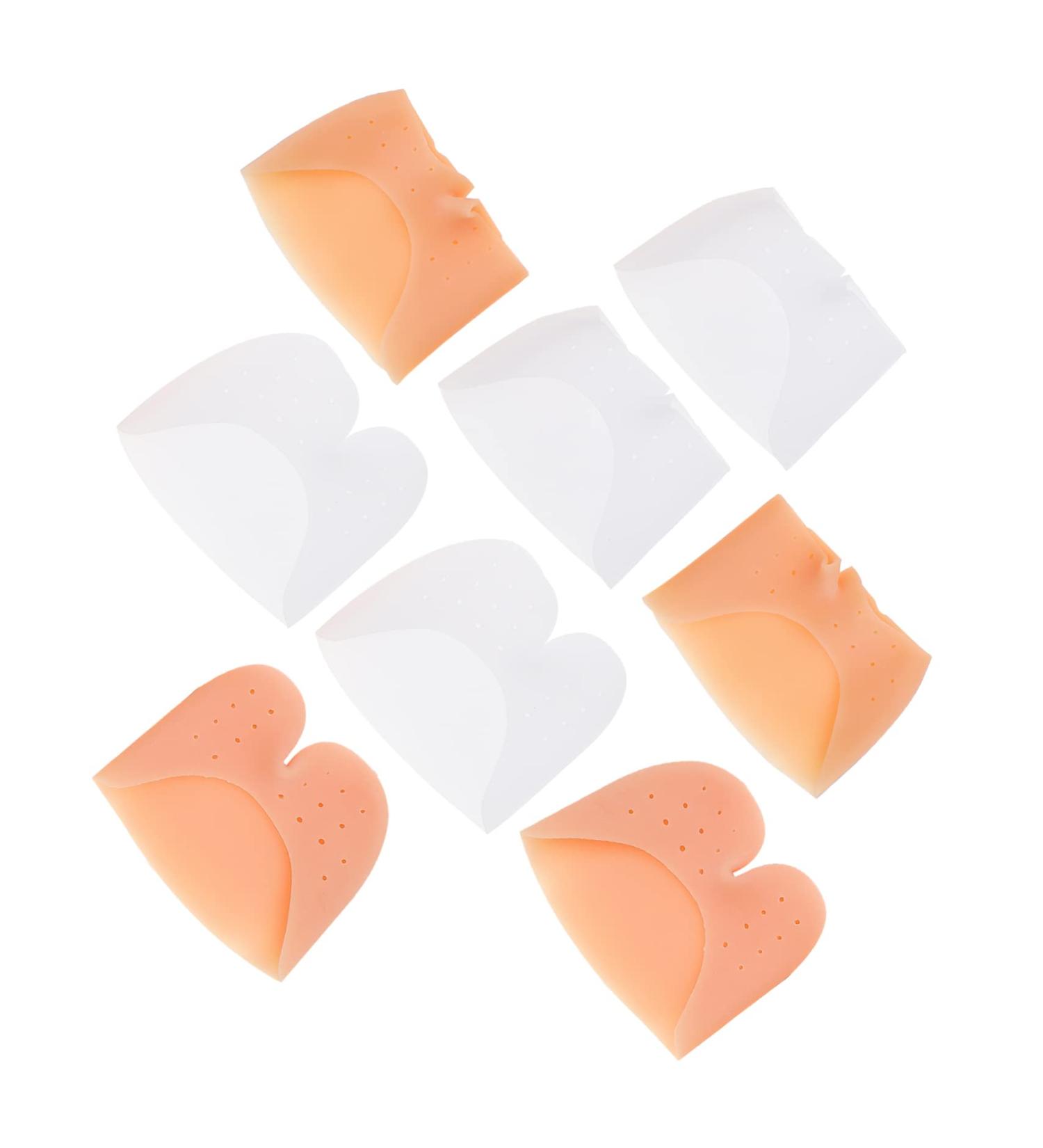KALLORY 4 Pairs Toe Cover Foot Protectors - Silicone Toe Sleeves, Metatarsal Pads, Toe Caps, Soft Gel Ball of Foot Pads - Buy Online on SooperMarket.com