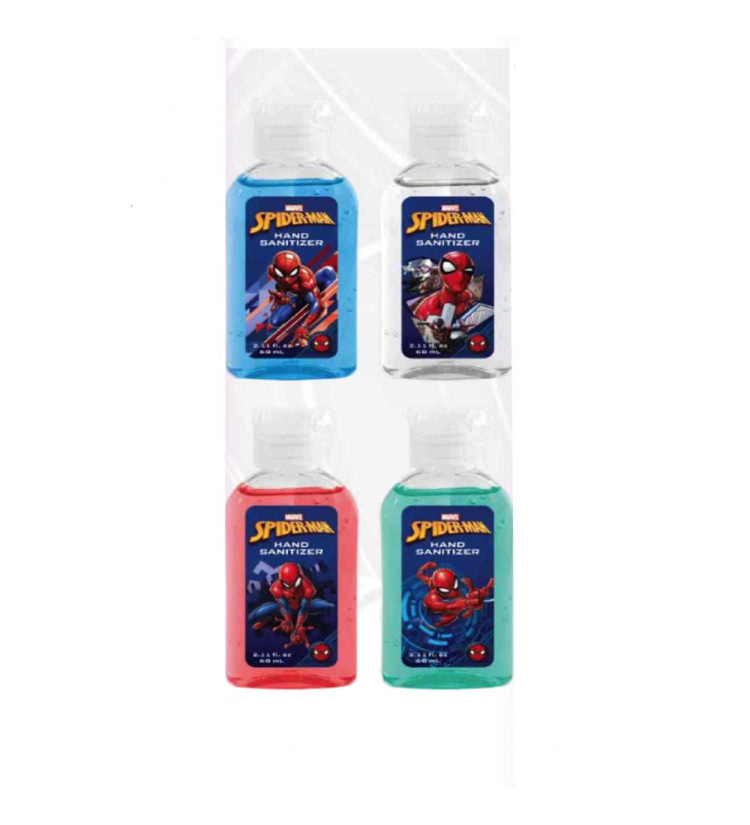 Spiderman Boys Travel Hand Sanitizer Pack - Set of 4 Mini Bottles for Kids - Buy Online on SooperMarket.com