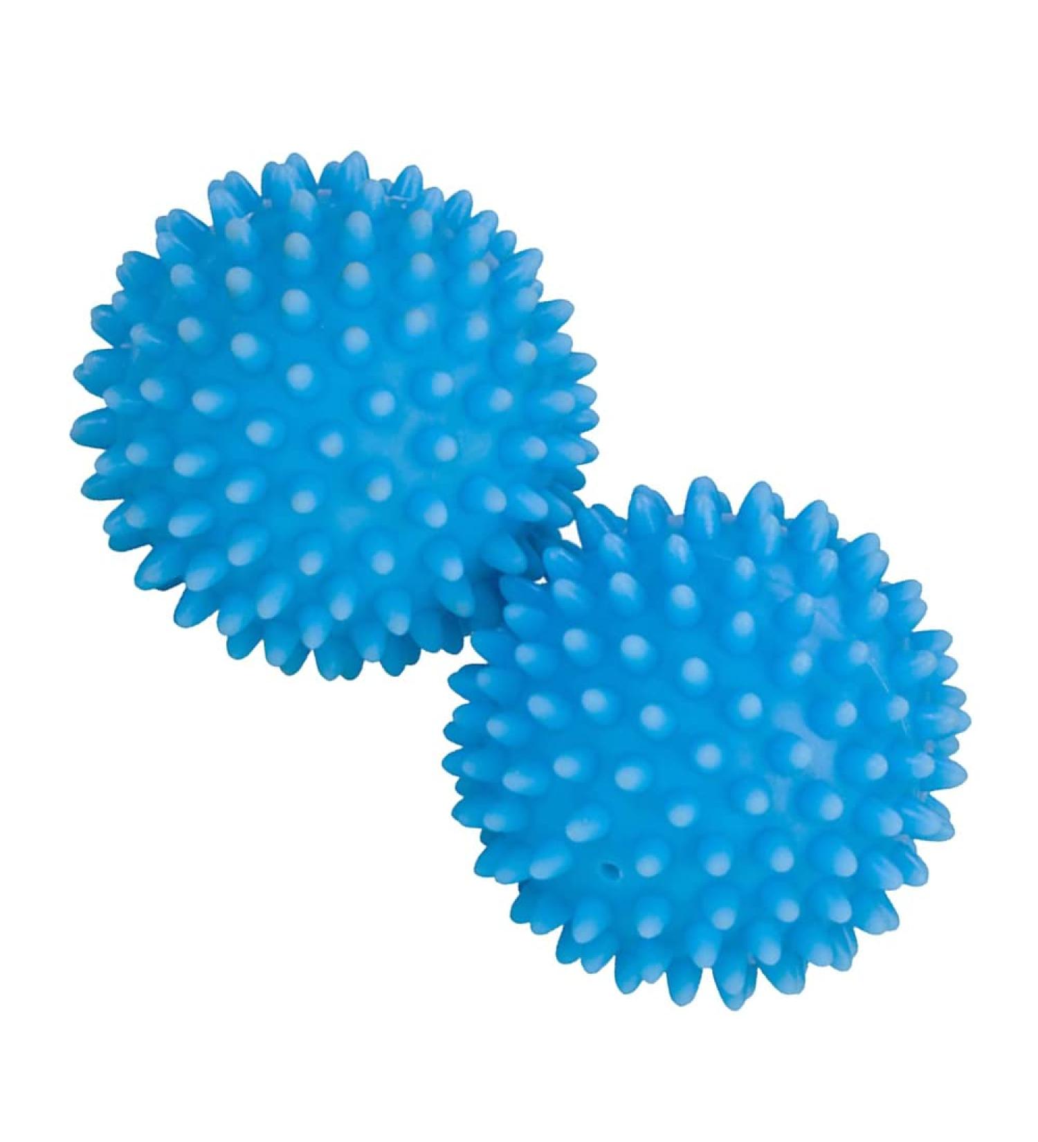 TV Time Direct Reusable Laundry Dryer Balls - Fabric Softener Blue - 2 Pack | Eco-Friendly Clothes Dryer Solution - Buy Online on SooperMarket.com