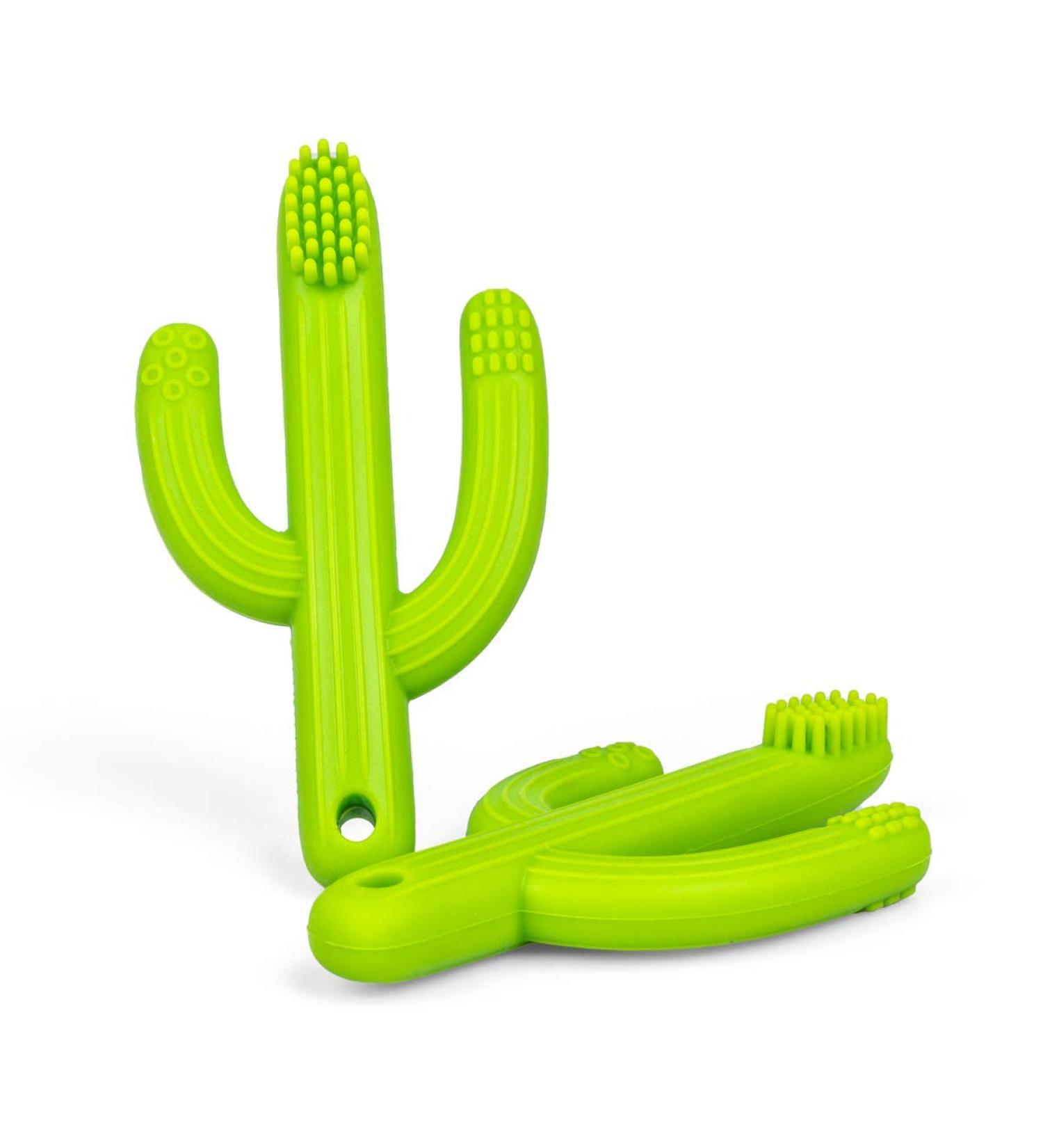 Giligums 58343 Cactus Teether Ring for Babies | 100% Food-Grade Silicone | BPA Free Baby Toothbrush & Dental Aid | Soft Teething Relief for 3 Months+ - Buy Online on SooperMarket.com