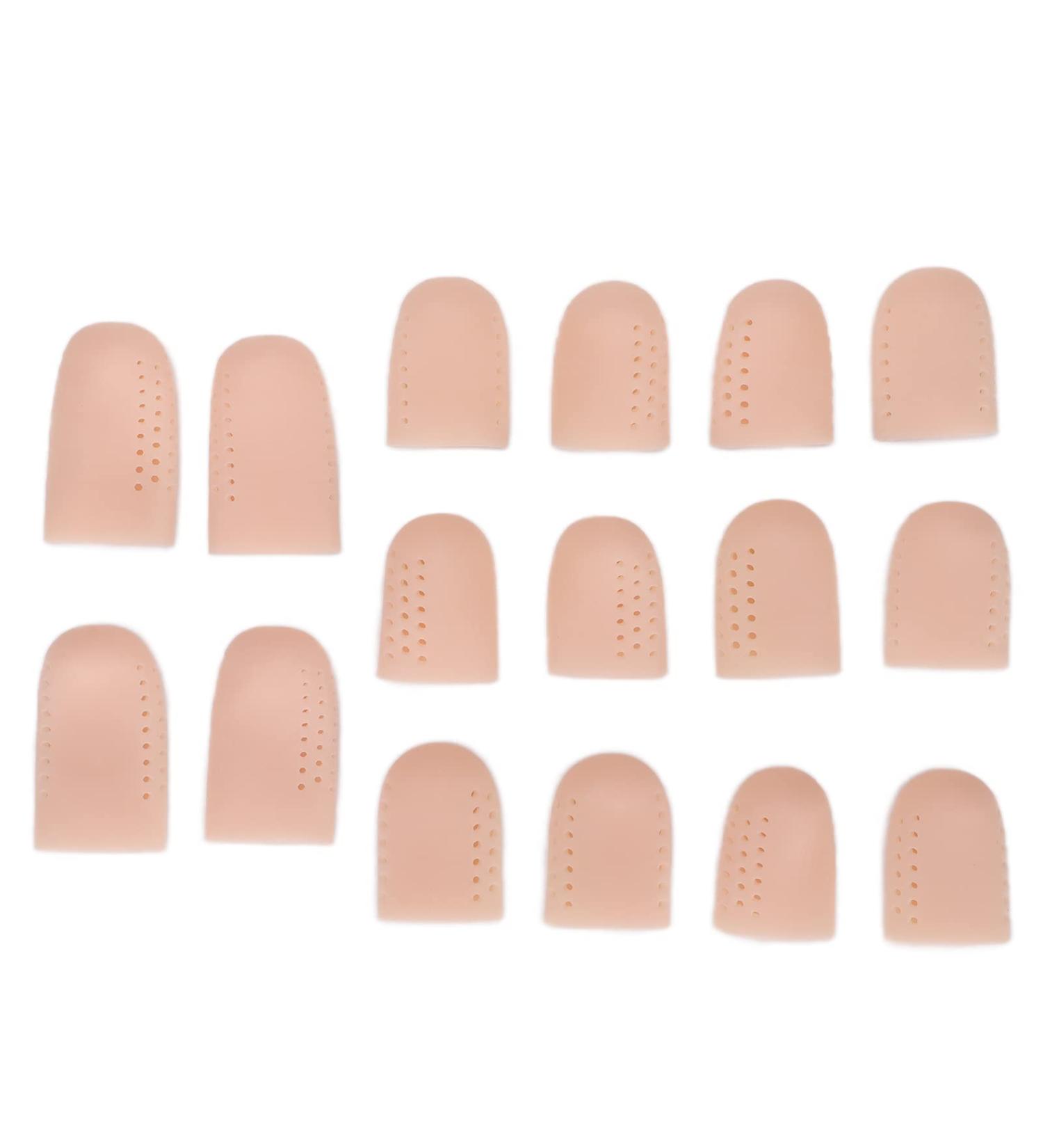 16 Pack Toe Protection Caps - Gel Caps for Missing Toenails Ideal for Walking & Running - Protect Your Toes Today! - Buy Online on SooperMarket.com