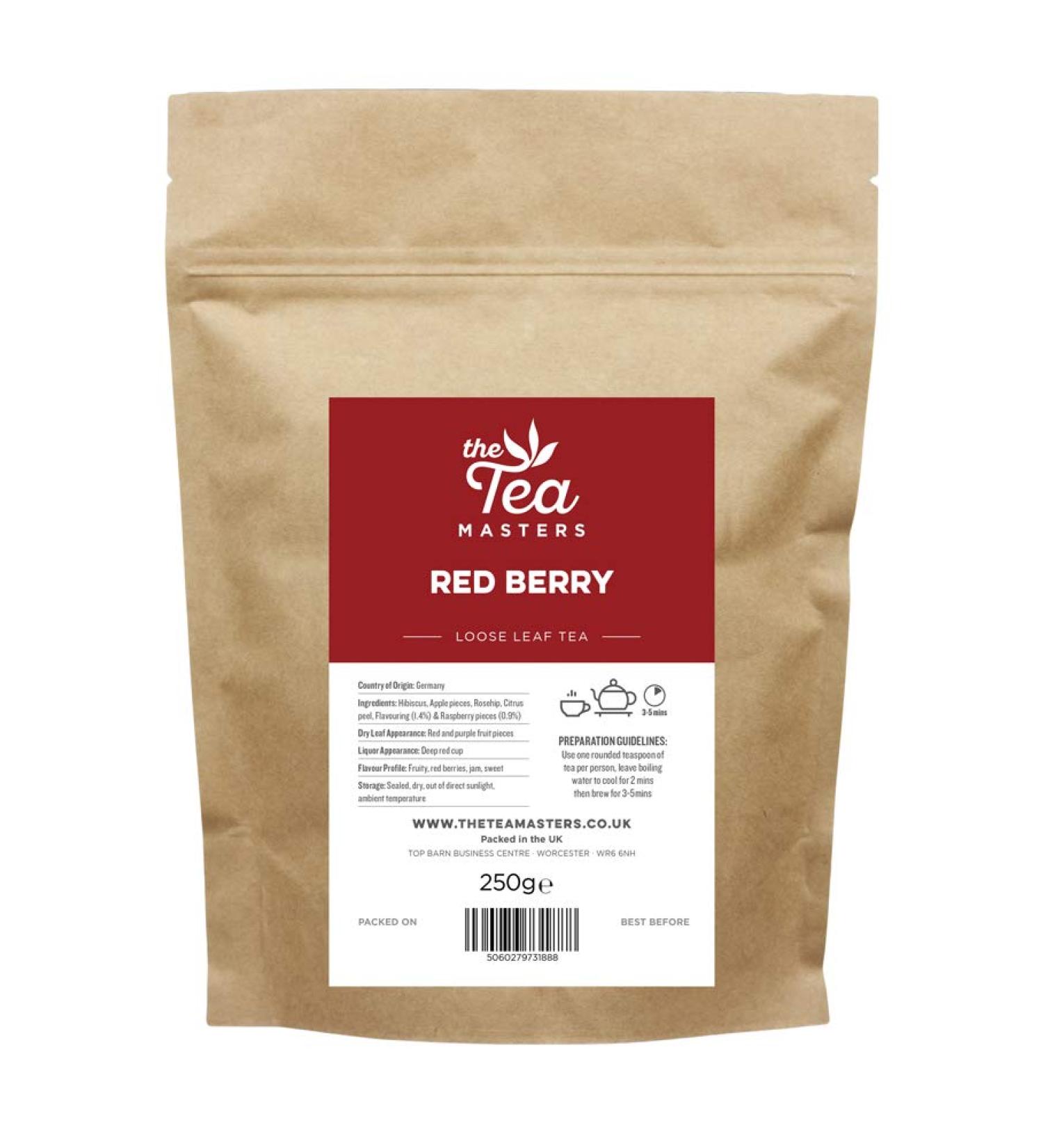 The Tea Masters Loose Leaf Tea - Red Berry (1x250g) - Buy Online on SooperMarket.com