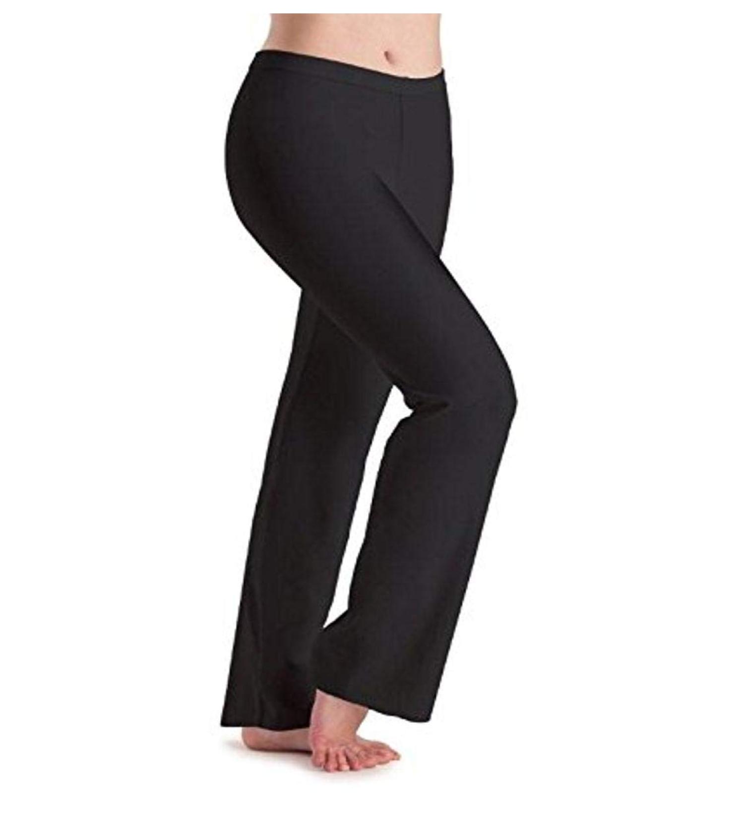 Motionwear Girls 7152 Jazz Pants - Low Waist Bootcut Black | International Shipping Available - Buy Online on SooperMarket.com