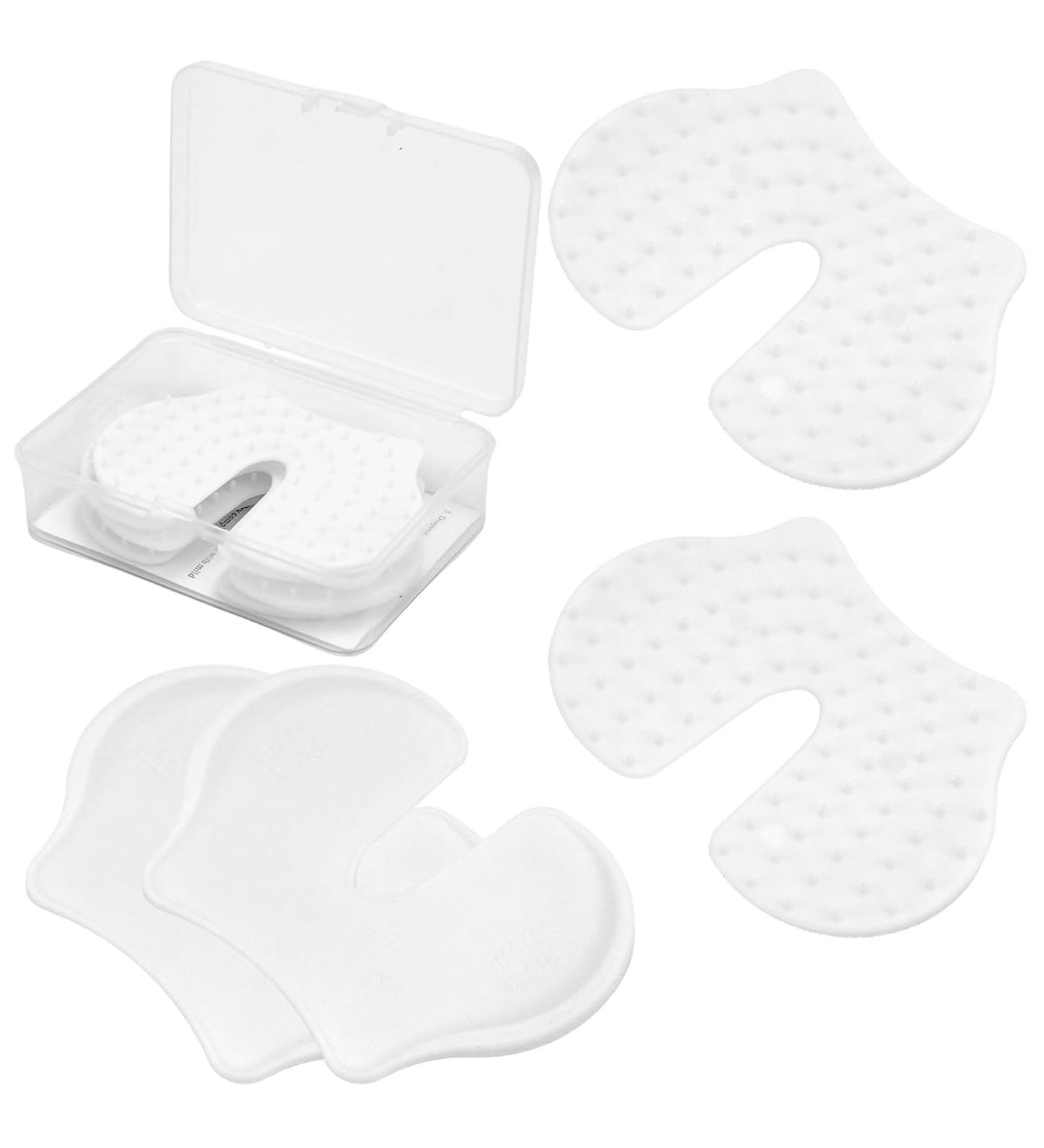 UPIQNG 4 Pcs Shot Pain Reducer Reusable Pain Relief Sheet Hurt Blocker Plastic Immunization Shooting Assist Shot Pain Blocks for Adults Kids White - Buy Online on SooperMarket.com