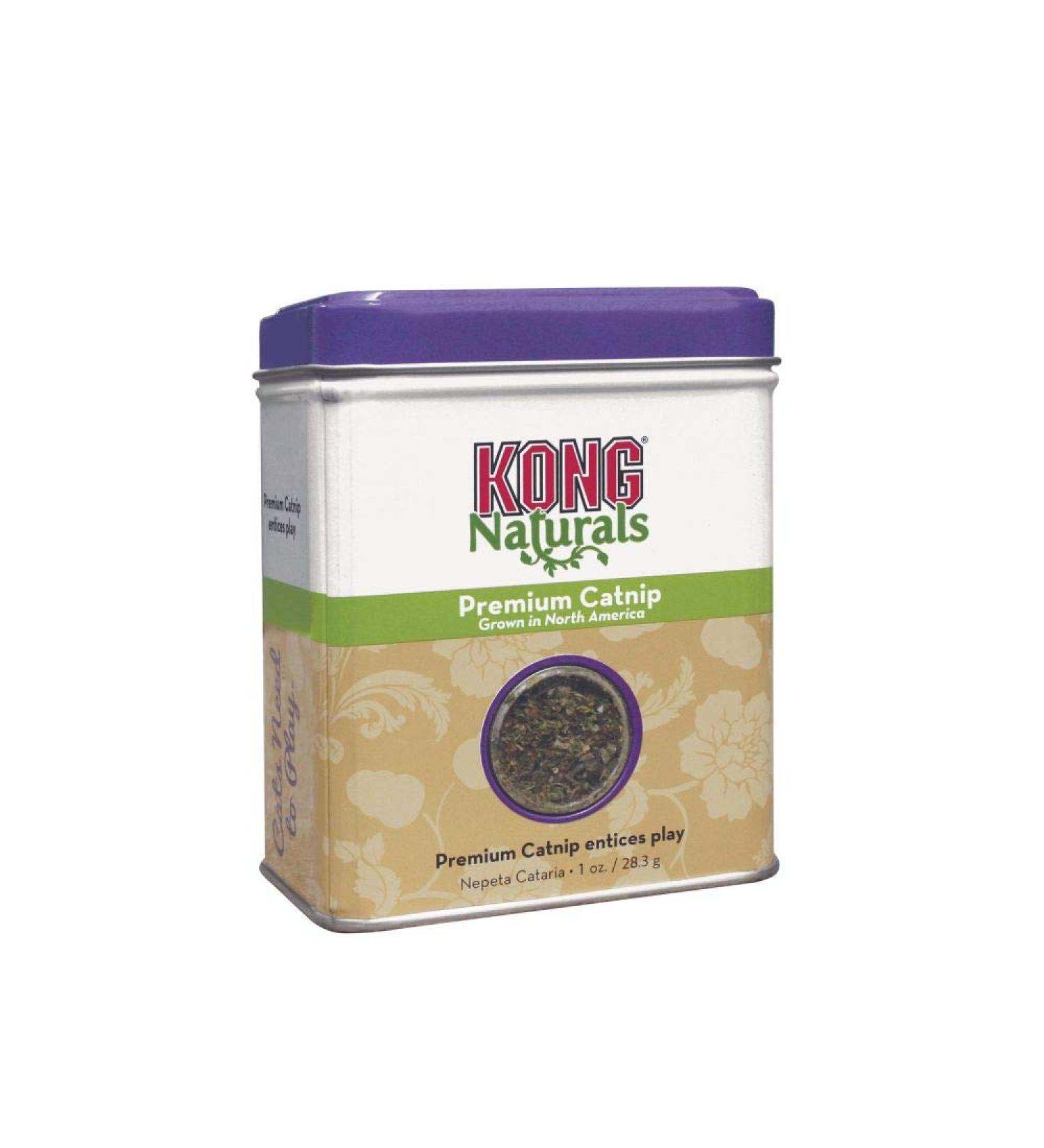 Kong Premium Quality Catnip 1oz Jar - High-Quality Organic Catnip for Cats - Buy Online on SooperMarket.com