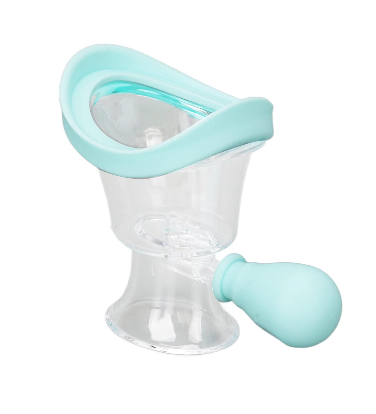 Eye Wash Cup Silicone Eye Wash Cleaner Kit Squeeze Eye Cleaning Cup Tool for Soothing Tired Eyes Clean Makeup Residue (Blue) - Buy Online on SooperMarket.com