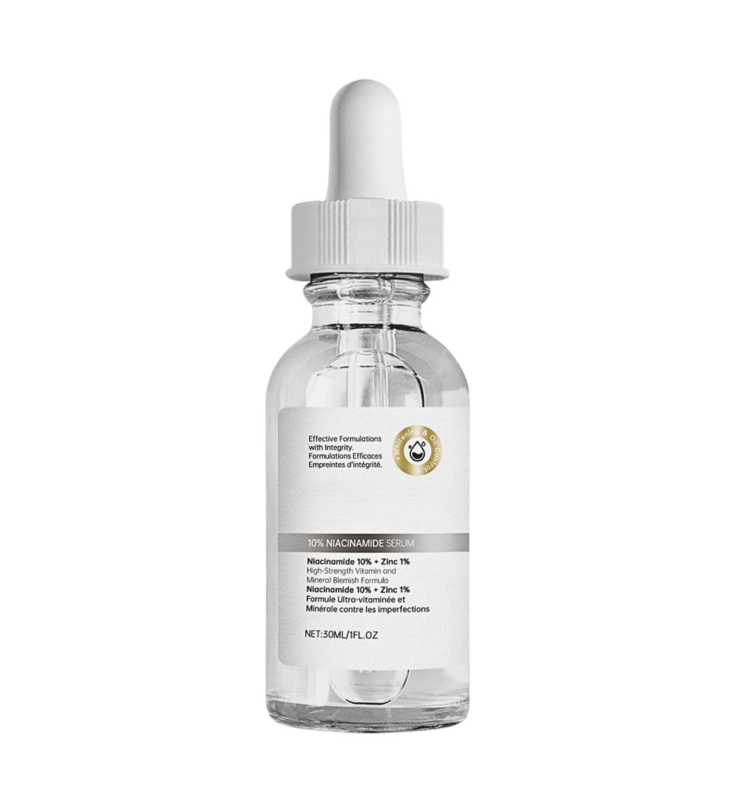 Niacinamide 10% + Zinc 1% Face Serum 10% Niacinamide Serum Niacinamide Spots Removal Serum Brightening Serum Tackles Blemishes Minimises Pore Softens and Moisturizes Skin Evens Skin Tone - Buy Online on SooperMarket.com