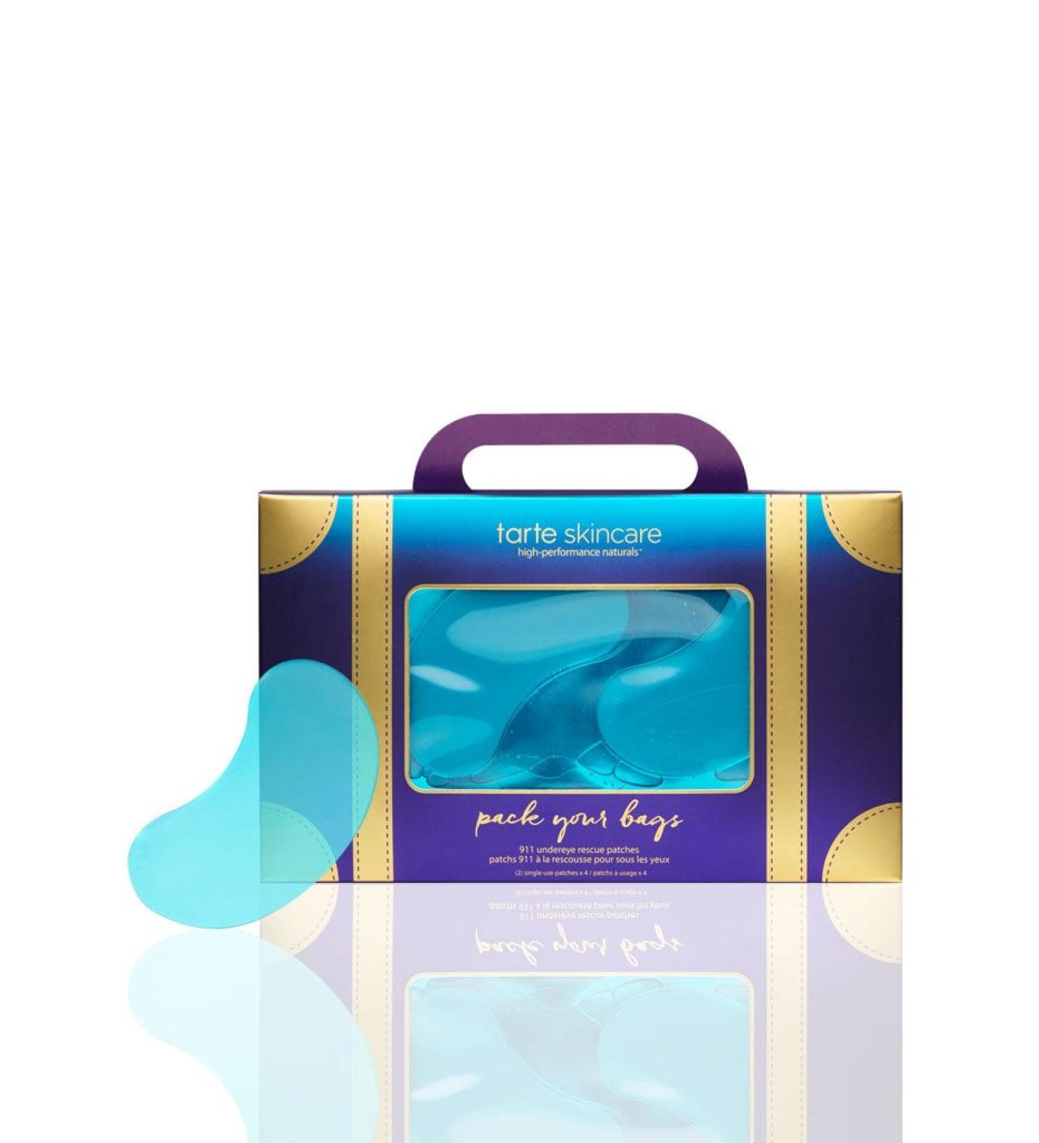 Tarte Pack Your Bags 911 Undereye Rescue Patches Set of 4 - Fast-acting Solution for Puffy Eyes - Buy Online on SooperMarket.com