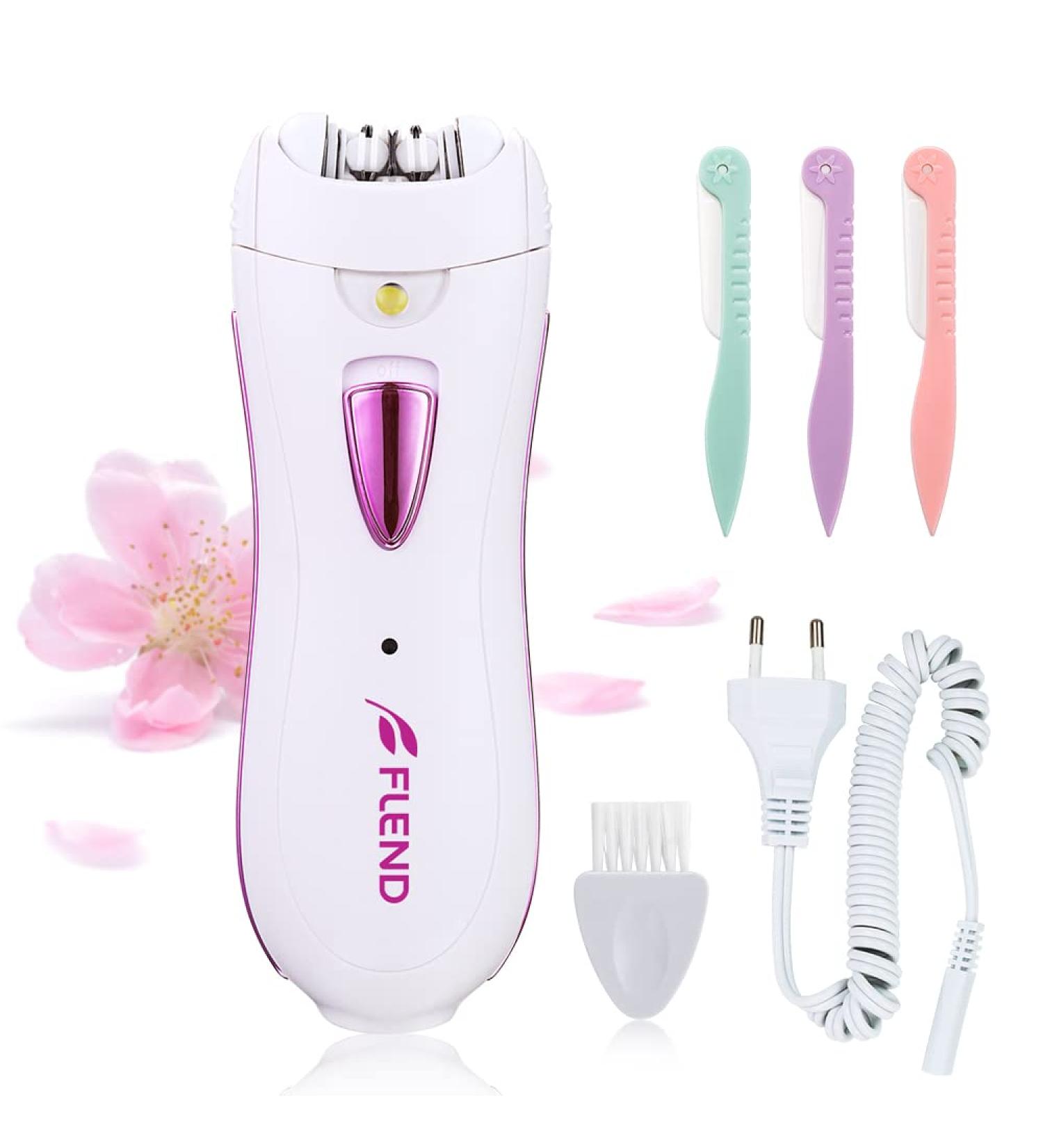 Smooth Glide Epilator for Women - Facial Hair Removal Tool for Face, Legs, Arms, Armpits, and Bikini Area - Buy Online on SooperMarket.com