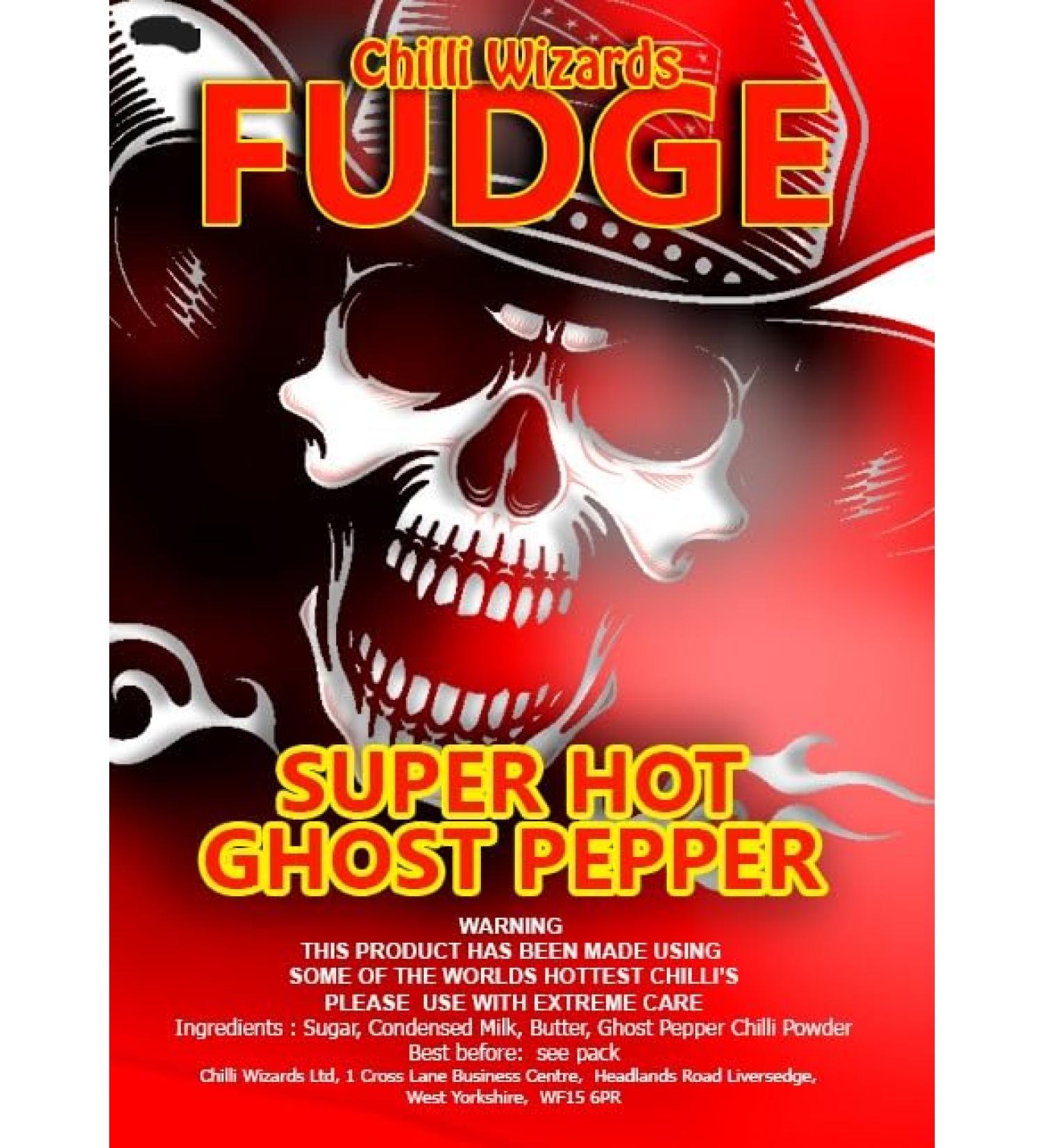 Ghost Pepper Naga Jolokia Super Hot Chilli Fudge 100g