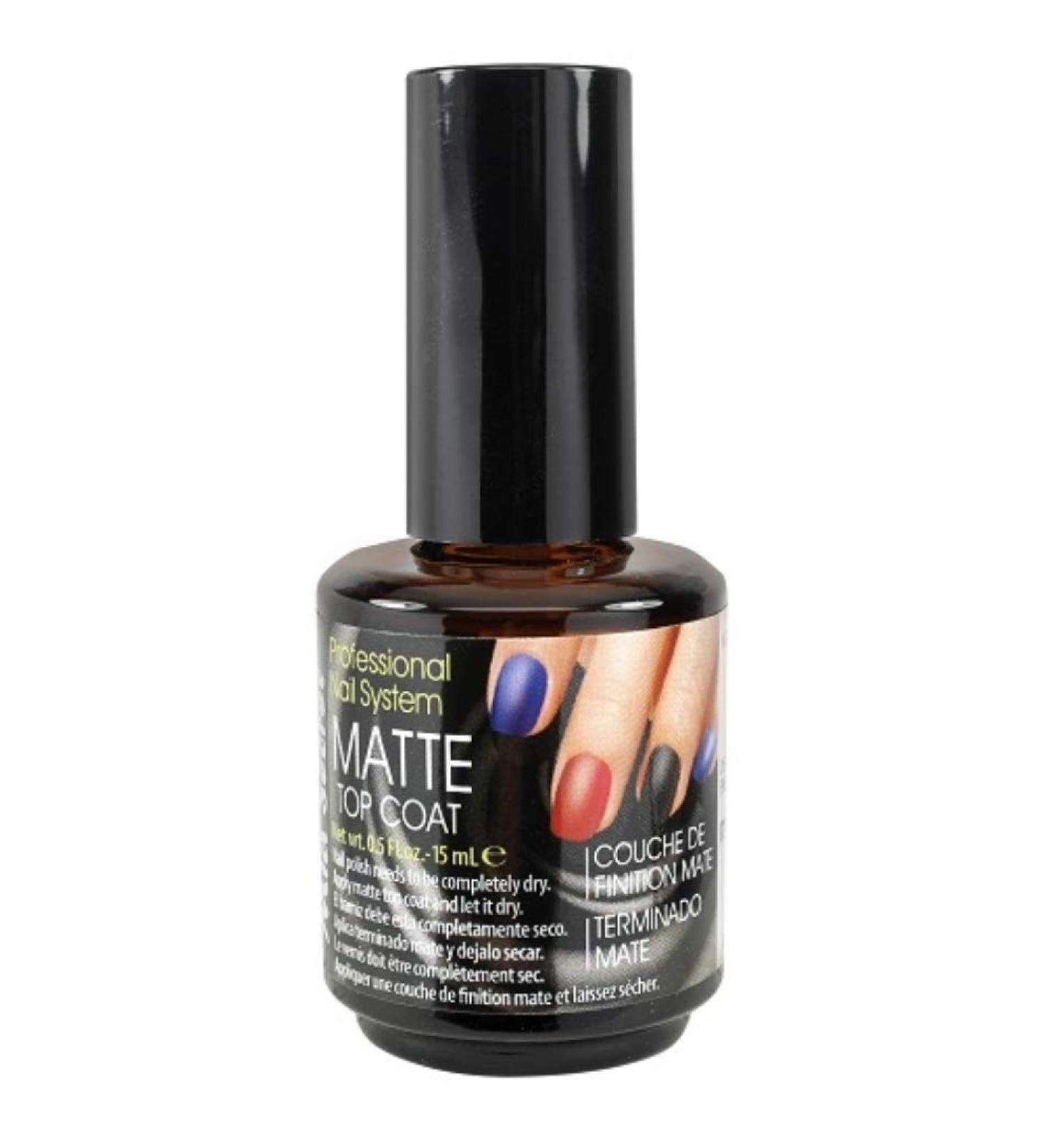 Mia Secret Matte Top Coat 0.5 Fl Oz for Acrylic/Gel Nails - Professional Finish - Buy Online on SooperMarket.com