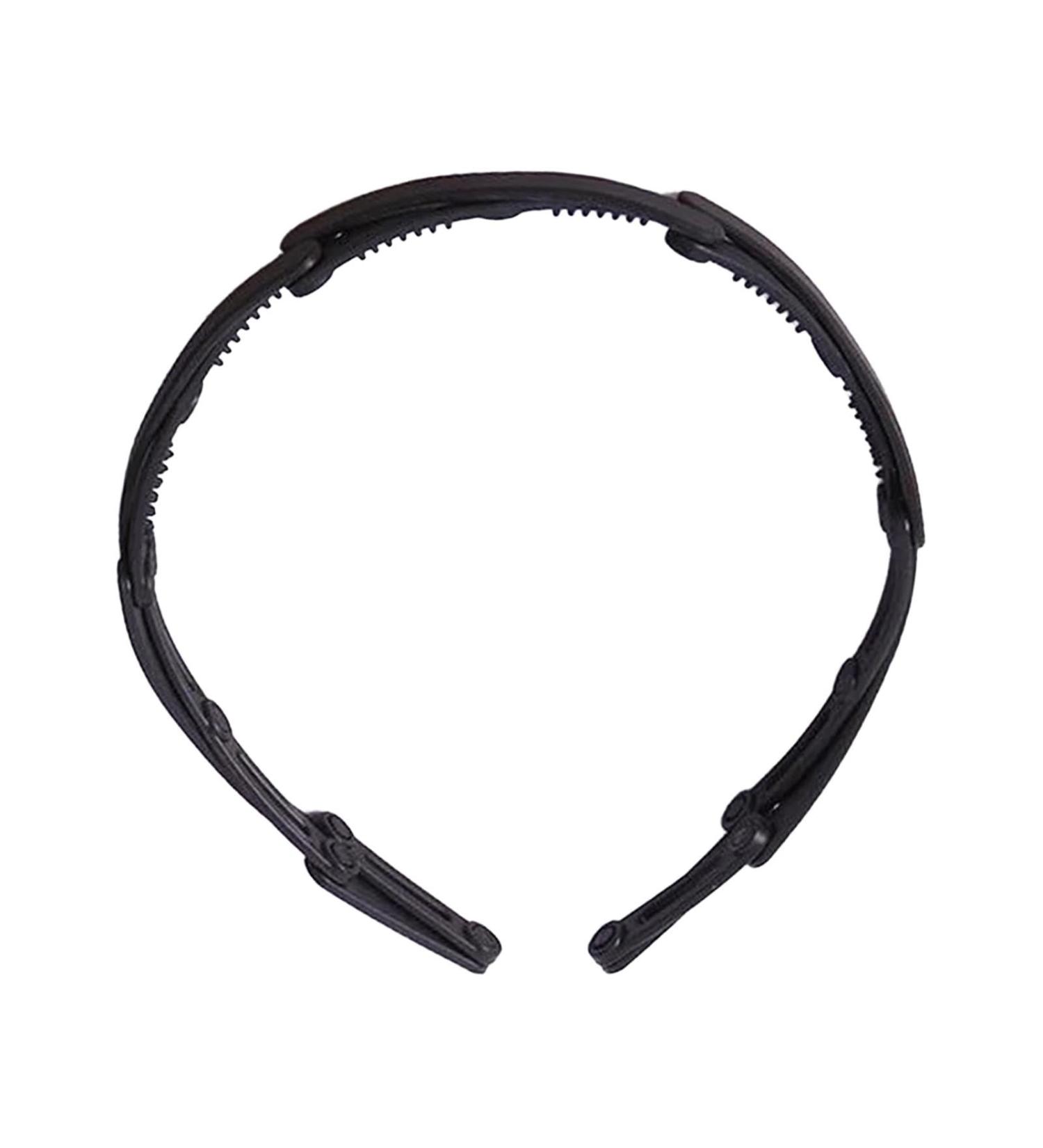 Portable Folded Hair Bands Adjustable Headband Multipurpose Telescopic Hairband Hair Clips for Women Girl Washing Makeup Travel Outdoor Fashion Hair Accessories Black - Buy Online on SooperMarket.com