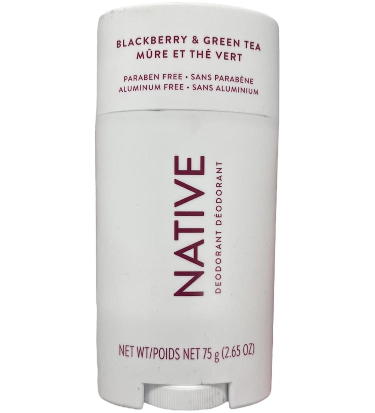 Native Deodorant Paraben Free Aluminum Free Blackberry & Green Tea 75g (2.65oz)