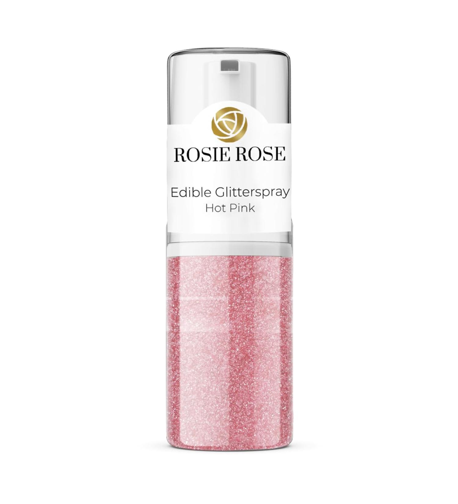 Shop Glitter Spray 5g - Edible Hot Pink Glitter for Cake & Muffin Decoration | ROSIE ROSE - Buy Online on SooperMarket.com