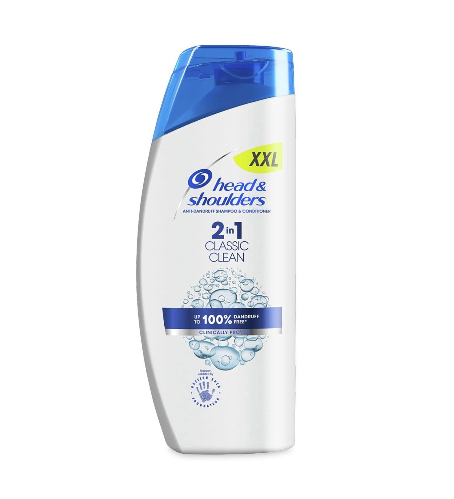 Head & Shoulders Classic Clean Anti-Dandruff 2in1 Shampoo & Conditioner Up To 100% Flake Protection