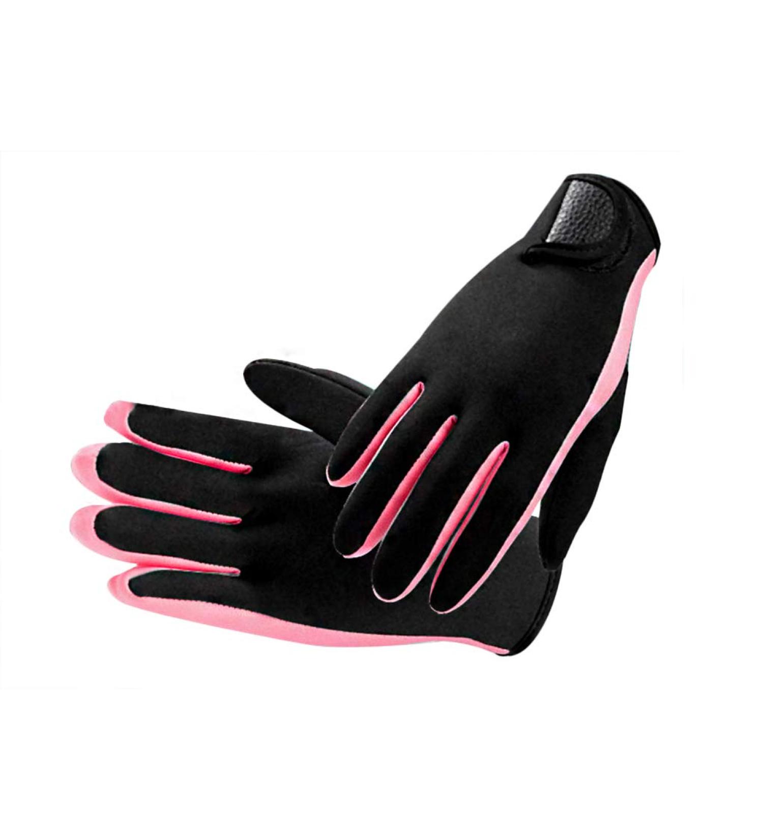 PURFUN 1.5mm Neoprene Diving Gloves | Thermal Full Finger Wetsuit Gloves | Pink Medium - for Swimming, Snorkeling, Kayaking & More - Buy Online on SooperMarket.com