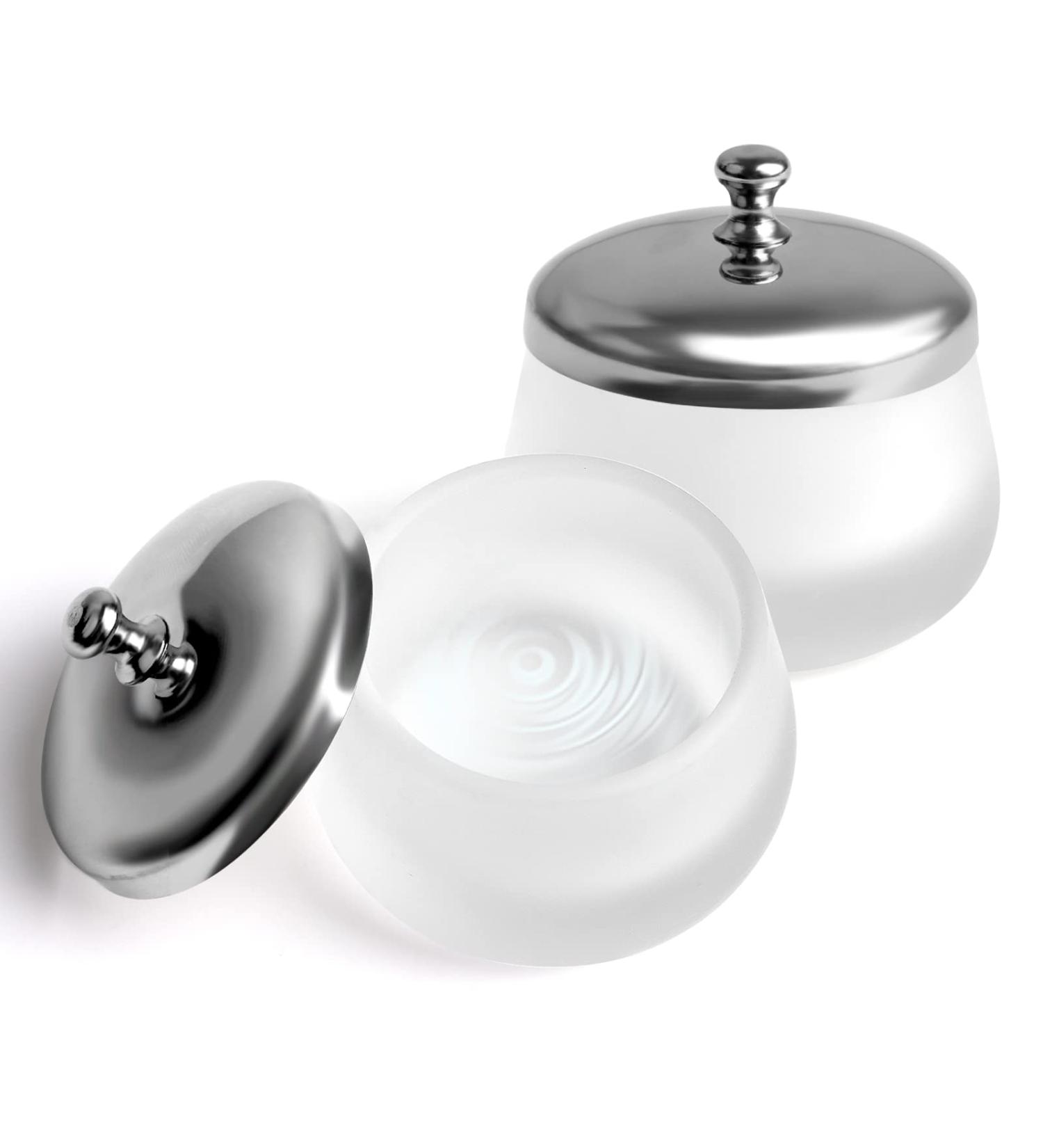 TOROKOM 2Pcs Glass Dappen Dish with Lid for Acrylic Nails - Matte Finish - Buy Online on SooperMarket.com