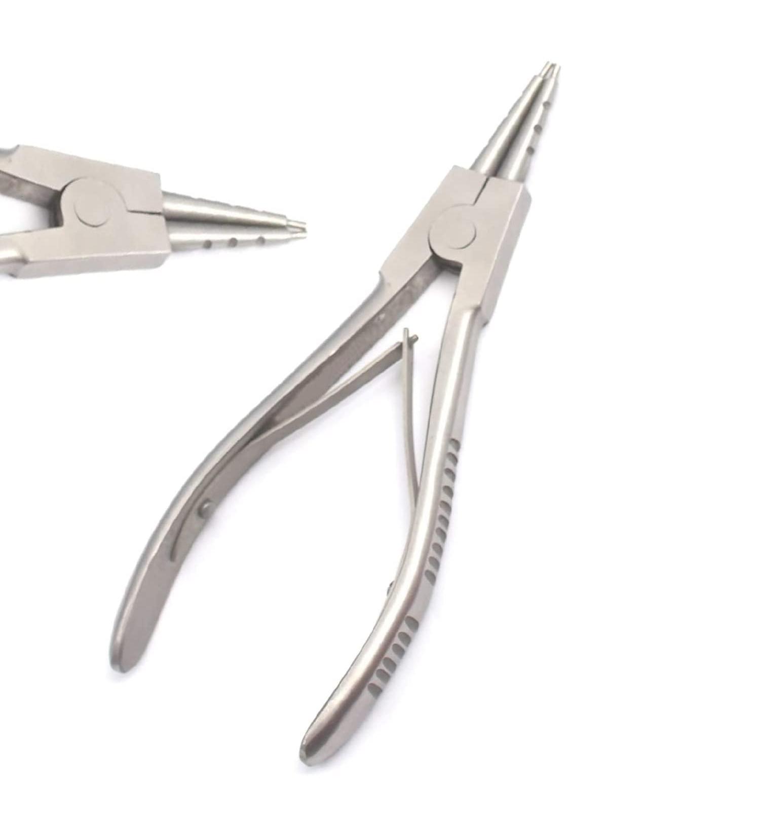 DDP Stainless Steel Ring Opener Piercing Tool Hoops Heavy Big Gauge Captive Bead Opening Pliers - Buy Online on SooperMarket.com