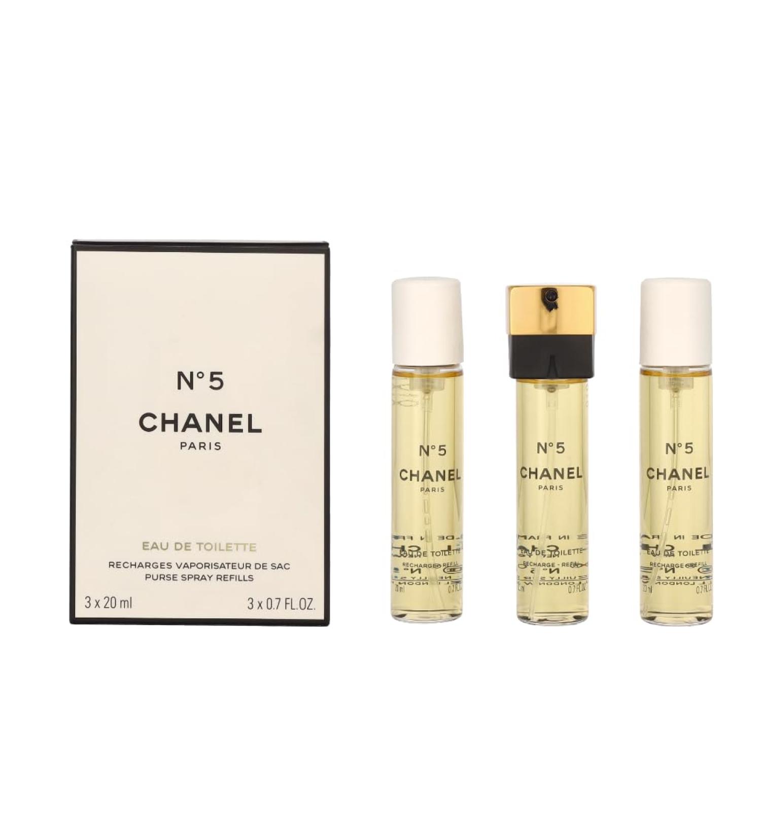 Chanel - No.5 Eau De Toilette Purse Spray Refills 3x20ml/0.7oz 16 Count (Pack of 6422) - Buy Online on SooperMarket.com