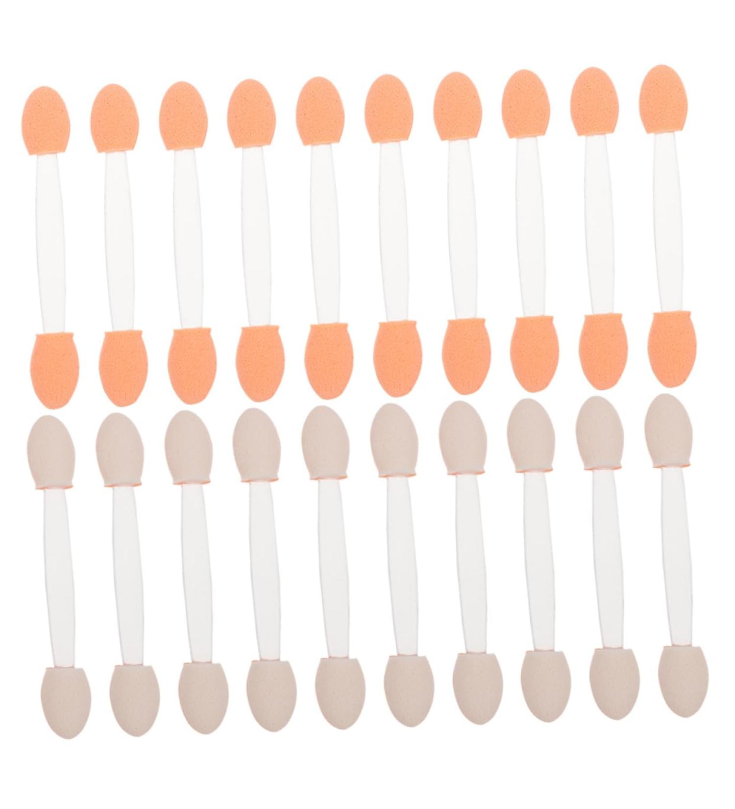 Angoily 50pcs Two-color Eyeshadow Brush Eye Shadow Concealer Eyeshadow Cosmetic Woman Tool Girl - Buy Online on SooperMarket.com
