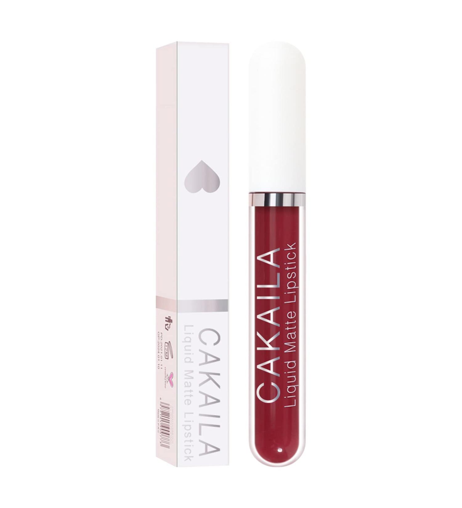 Yueci Matte Lip Gloss Lipstick - Long-Lasting Moisturizing & Waterproof 12H - Non-Stick Non-Fading - 1 ml Pack #06 - Buy Online on SooperMarket.com