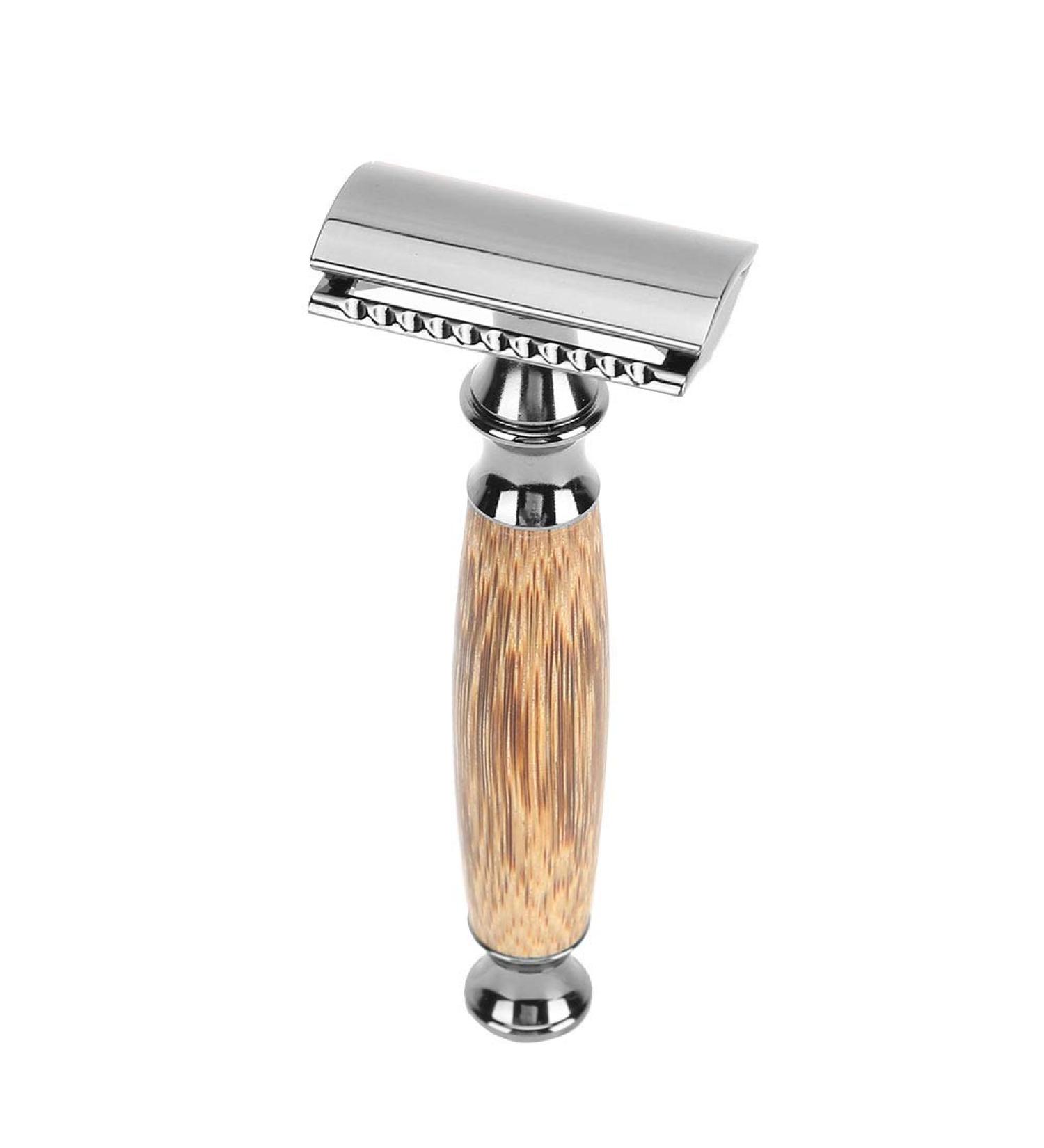 Portable Safety Razor for Men - Manual Shaver & Detachable Beard Trimmer for Home & Salon Use - Buy Online on SooperMarket.com