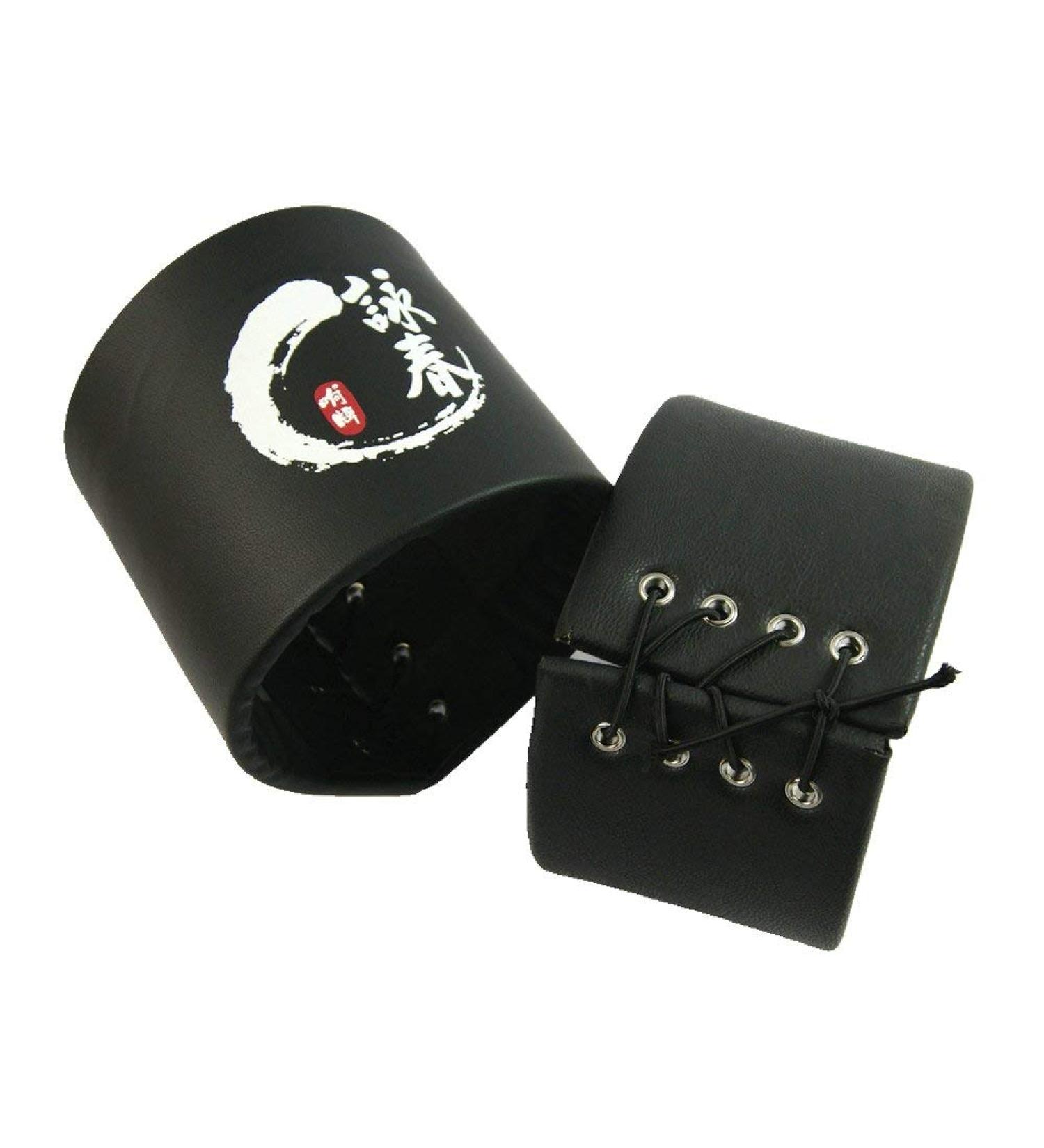 Wing Chun Wooden Dummy Punch Pad | Kung Fu Training Boxing Kick Pad - Black - Buy Online on SooperMarket.com