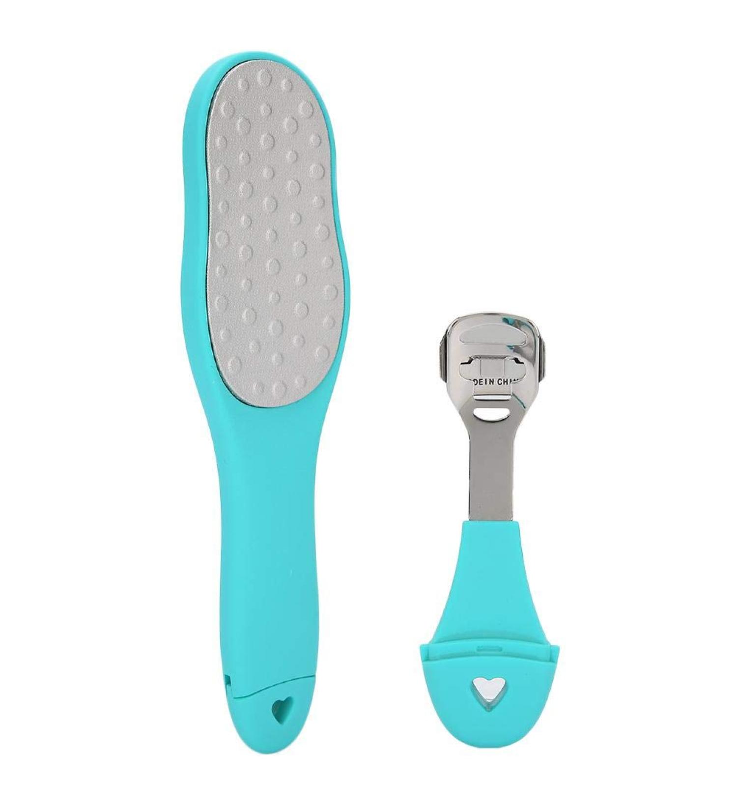 Professional 2-in-1 Double-Sided Foot Scraper & Peeling Tool for Dead Skin Removal - Green Footfish Pedicure Tool - Buy Online on SooperMarket.com