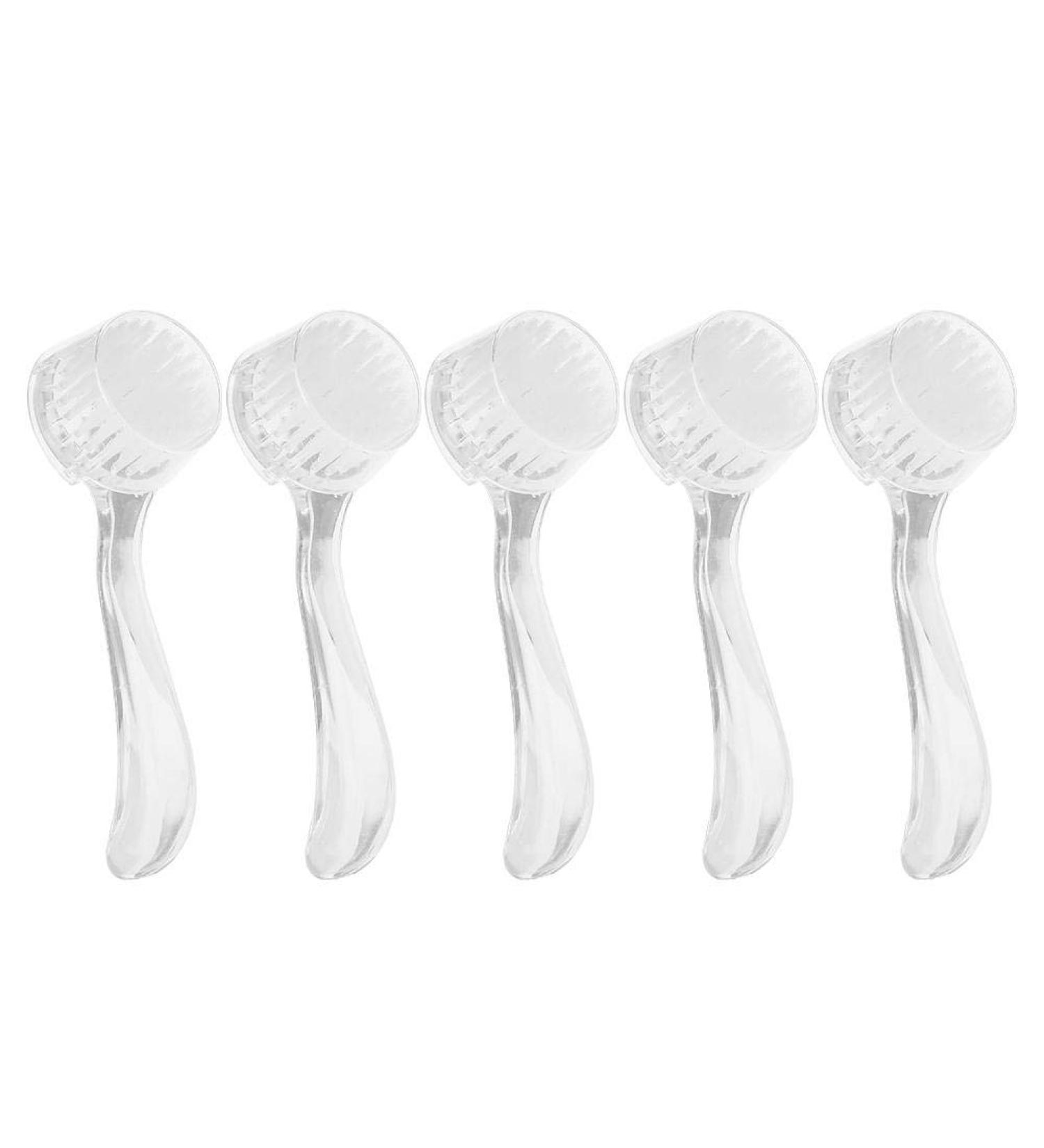 5pcs White Dust Brush Set for Nails - Nail Art & Manicure Brushes for Beauty & UV Gel Application - Buy Online on SooperMarket.com