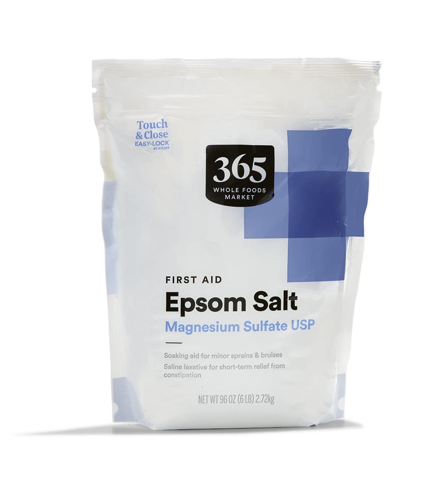 365 by Whole Foods Market  Epsom Salt  96 Ounce 6 Pound (Pack of 1)