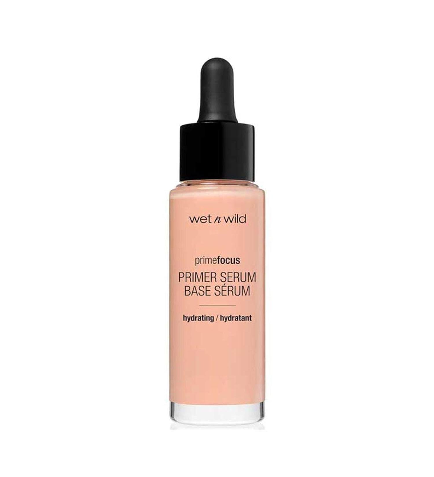 Wet n Wild Prime Focus Primer Serum - Rose Water & Camellia Leaf Extract, Hydrating & Long-lasting Formula with Silky Texture - Buy Online on SooperMarket.com