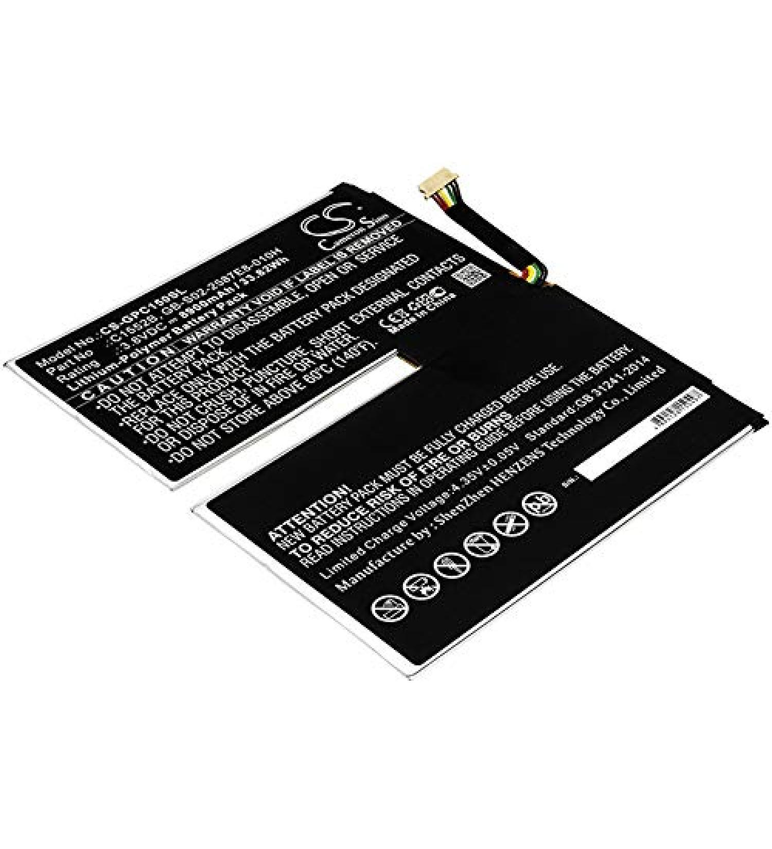 Afshan 8900mAh Replacement Battery for Pixel C C1502W C1552B - High Capacity 3.8V GB-S02-2587E8-010H Battery - Buy Online on SooperMarket.com