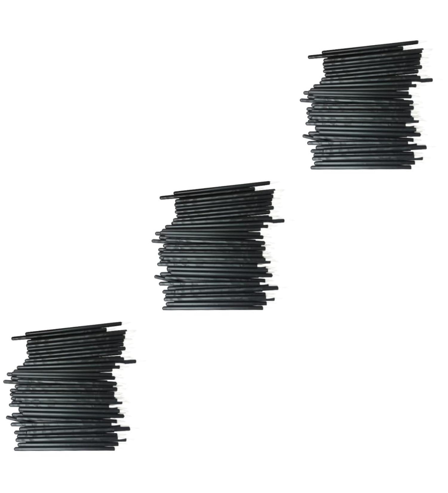 MAGICLULU 300 Pcs Wand Applicator Eyeliner Liquid Eyeliner Applicator Brush White Eye Makeup Tools Wand - Buy Online on SooperMarket.com