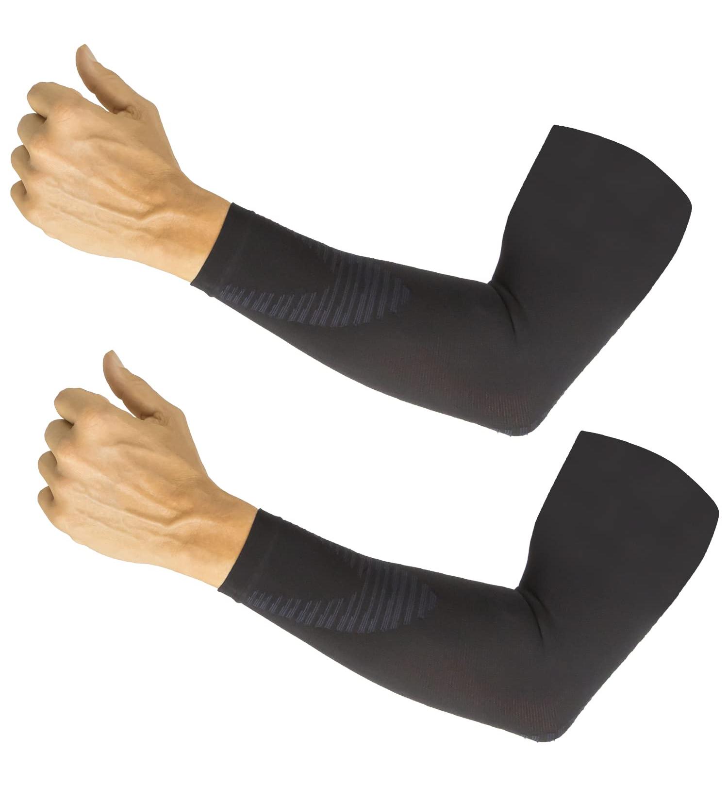Vive Arm Compression Sleeve - Elbow Support Brace With UV Protection- Cooling Wrap For Pain- Black Sports Fit For Fishing  Cycling  Tennis- Arthritis  Tendonitis Relief- Ideal For Men & Women (Medium) - Buy Online on SooperMarket.com