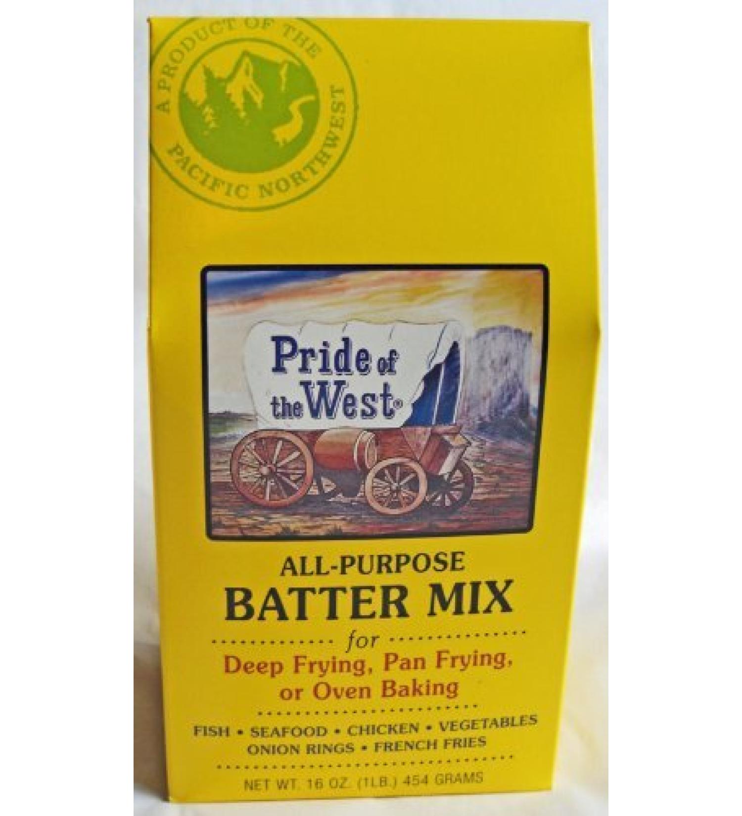 Pride of the West All Purpose Batter Mix, 16 Oz Box (3 Pack)