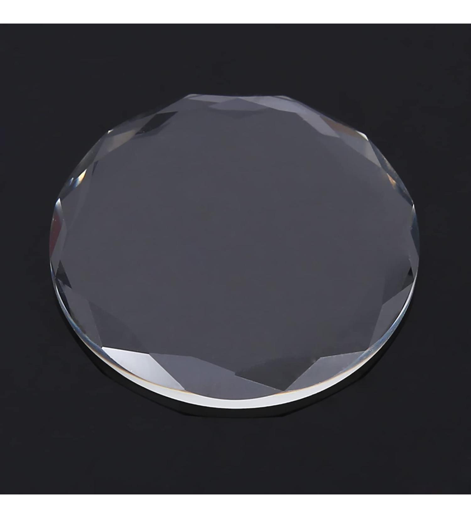 BORDSTRACT Round Crystal Eyelash Glue Holder | Lash Separator & Adhesive Pallet for Extensions | Easy to Clean & Elegant Design - Buy Online on SooperMarket.com