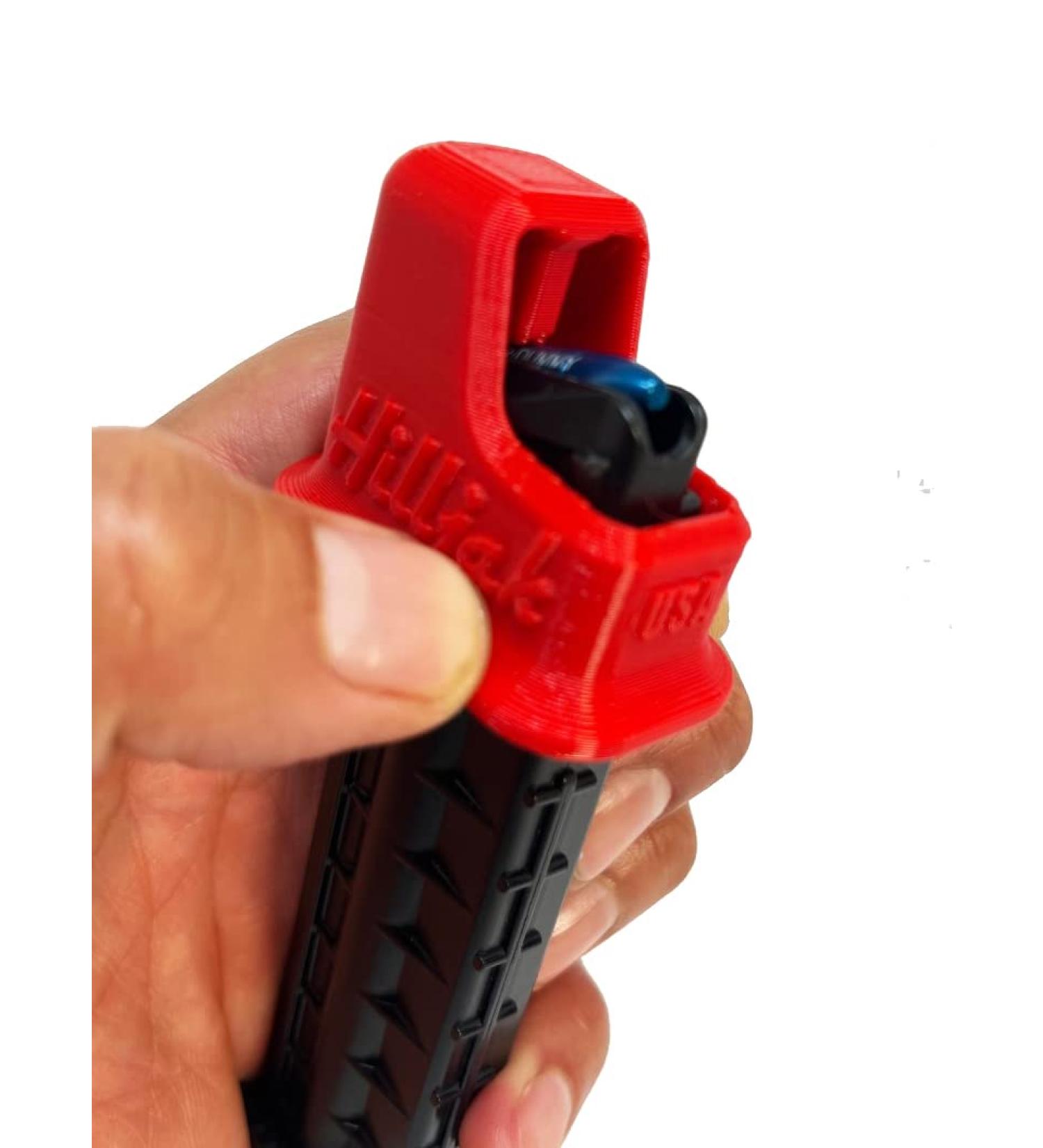 Hilljak 3D-Printed Magazine Speed Loader for Keltec P-17 22LR - Red - Buy Online on SooperMarket.com