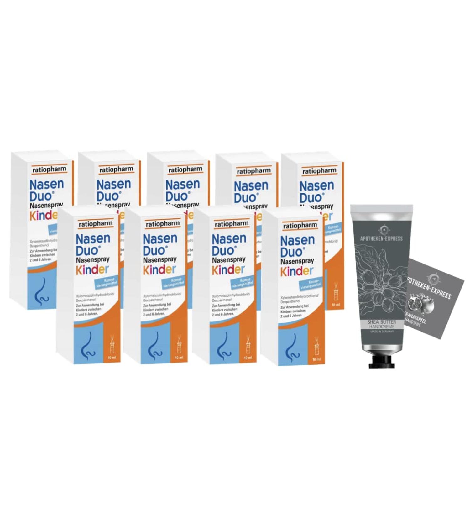 Buy Nasenduo Ratiopharm Children's Set 9x10ml + Free Hand Soap or Cream Apotheken-Express | International Shipping - Buy Online on SooperMarket.com